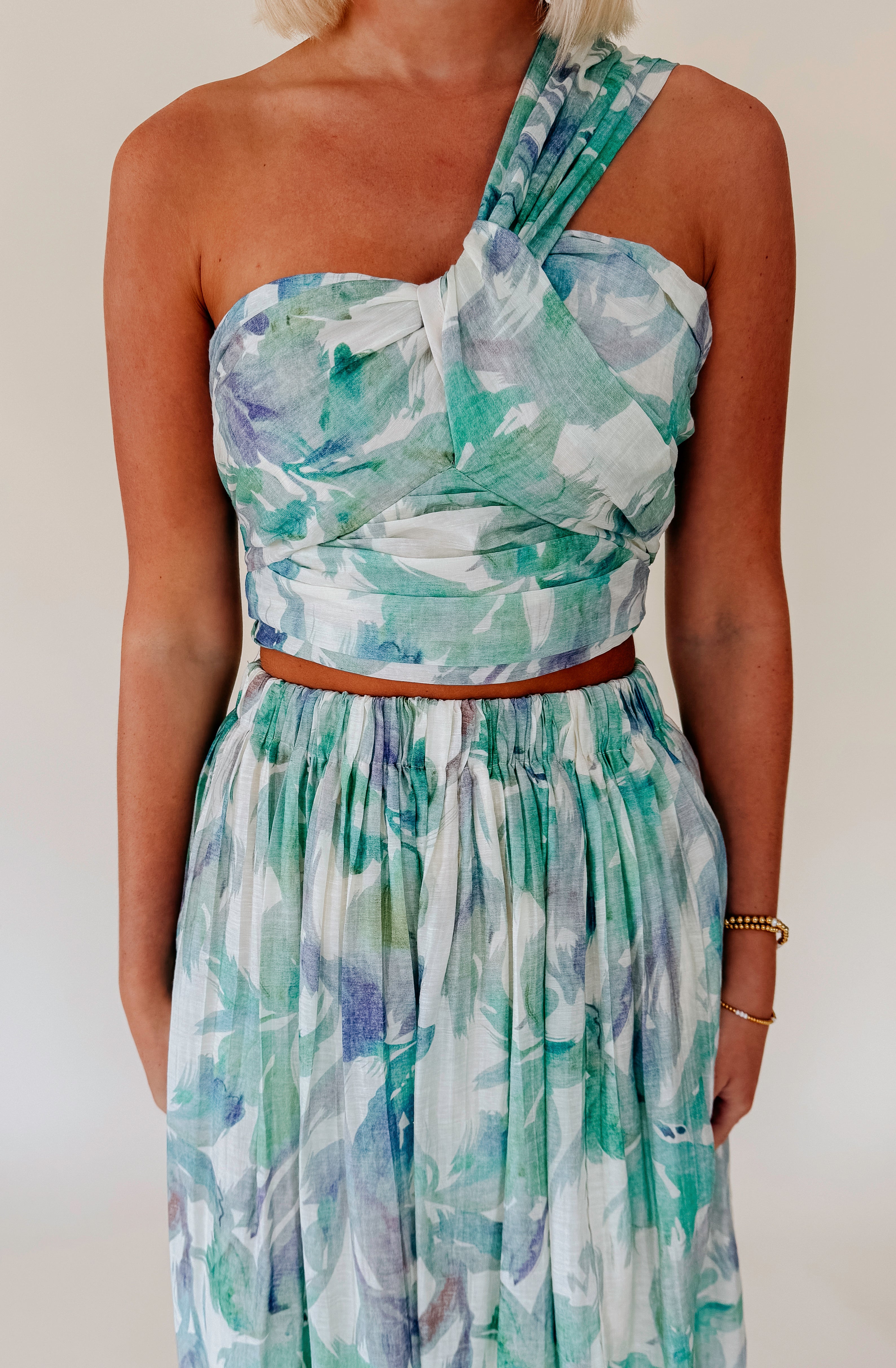 LUCY PARIS SOPHIA ONE SHOULDER TOP