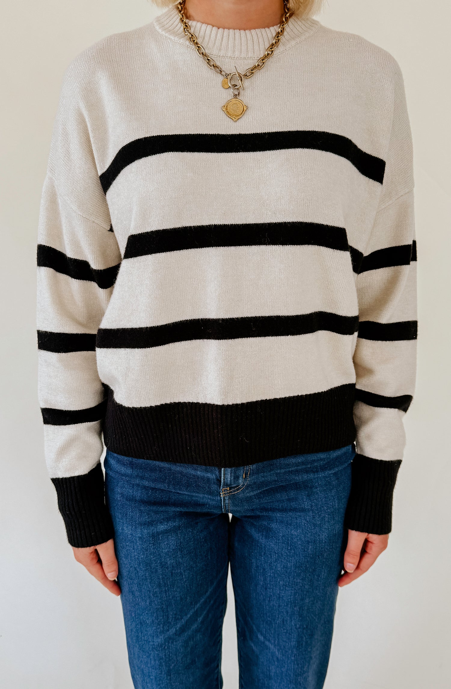 Z SUPPLY JORDANE STRIPED SWEATER