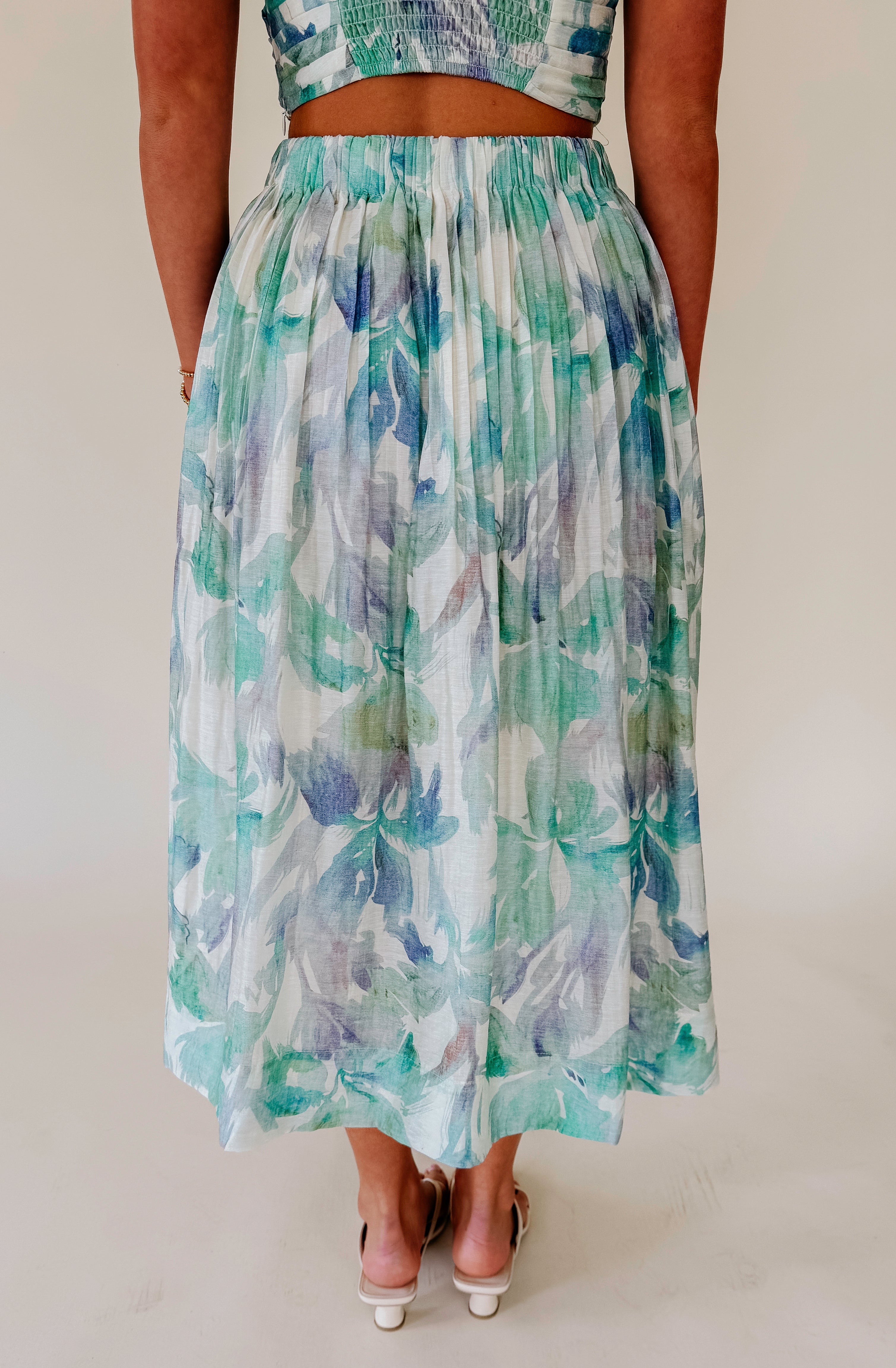 LUCY PARIS AMARI MIDI SKIRT