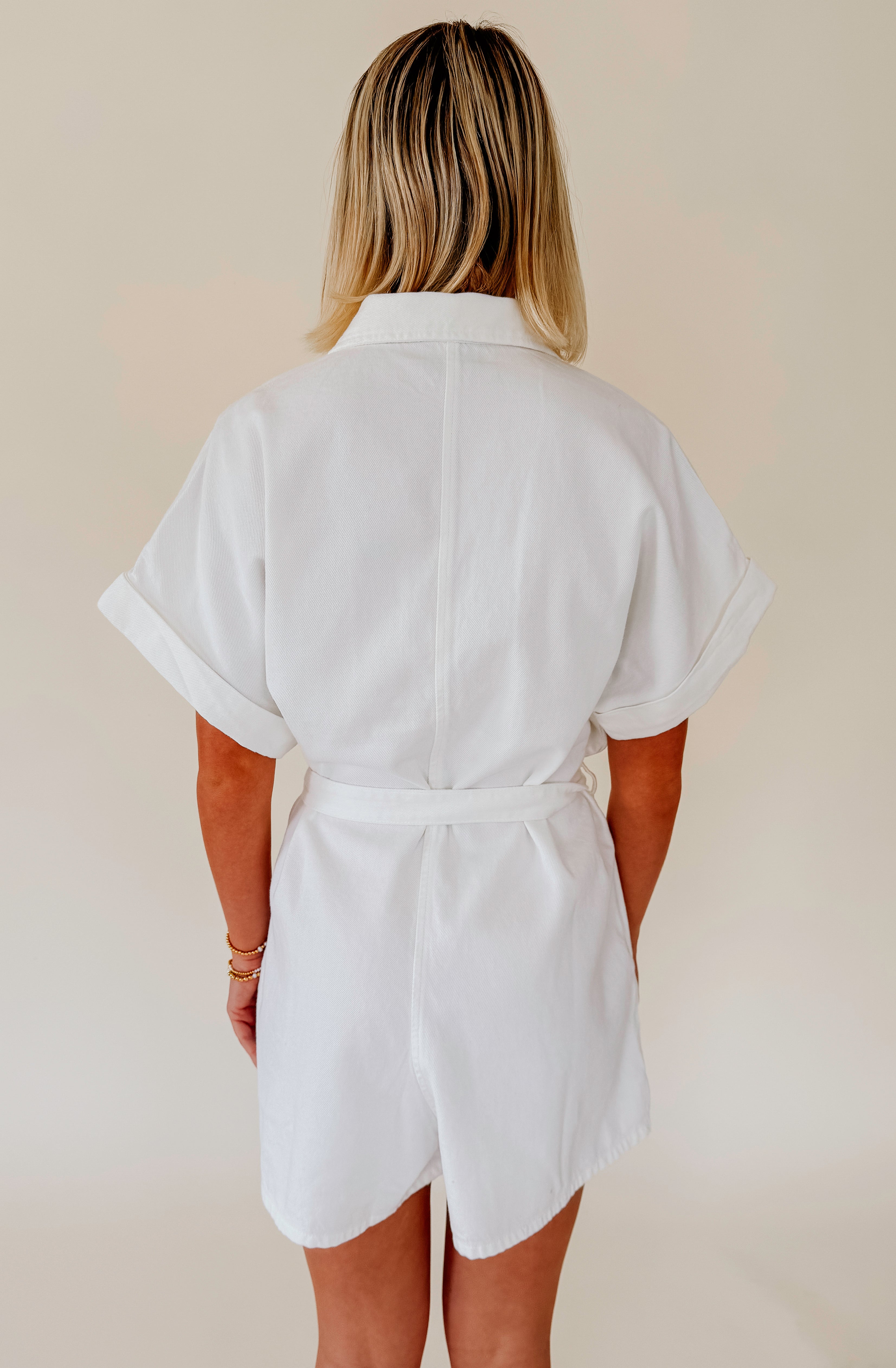 EASY GOING TIE WAIST ROMPER