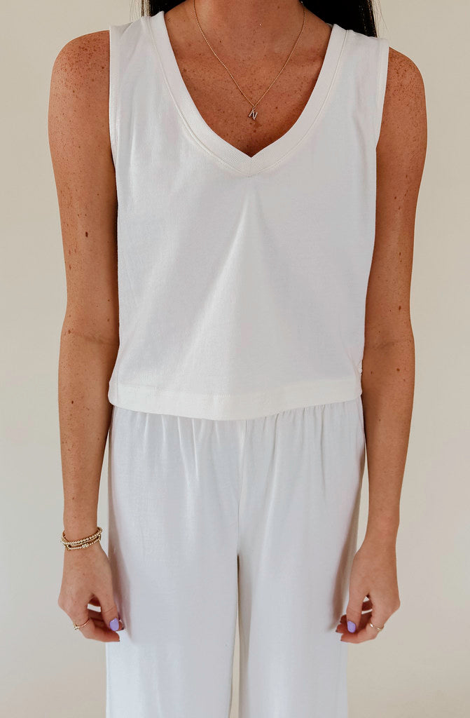 Z SUPPLY SLOANE V NECK TOP