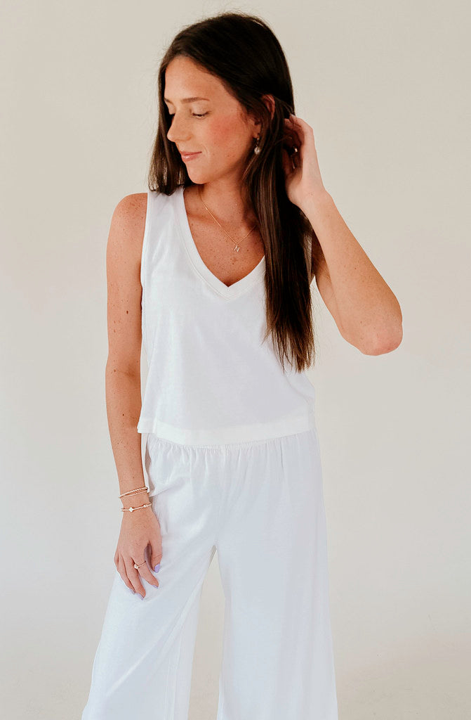 Z SUPPLY SLOANE V NECK TOP