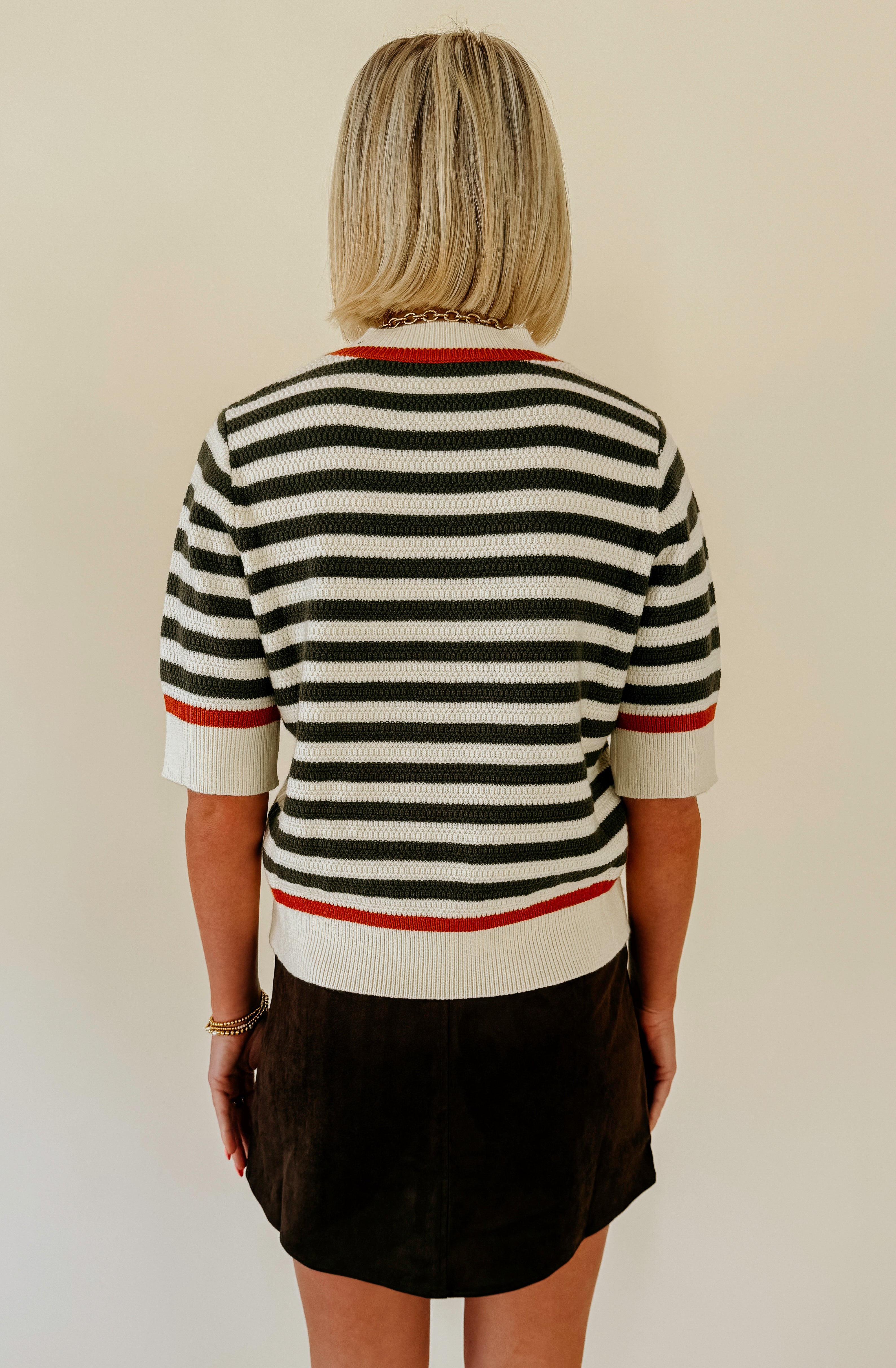 LONG STORY SHORT STRIPED SWEATER