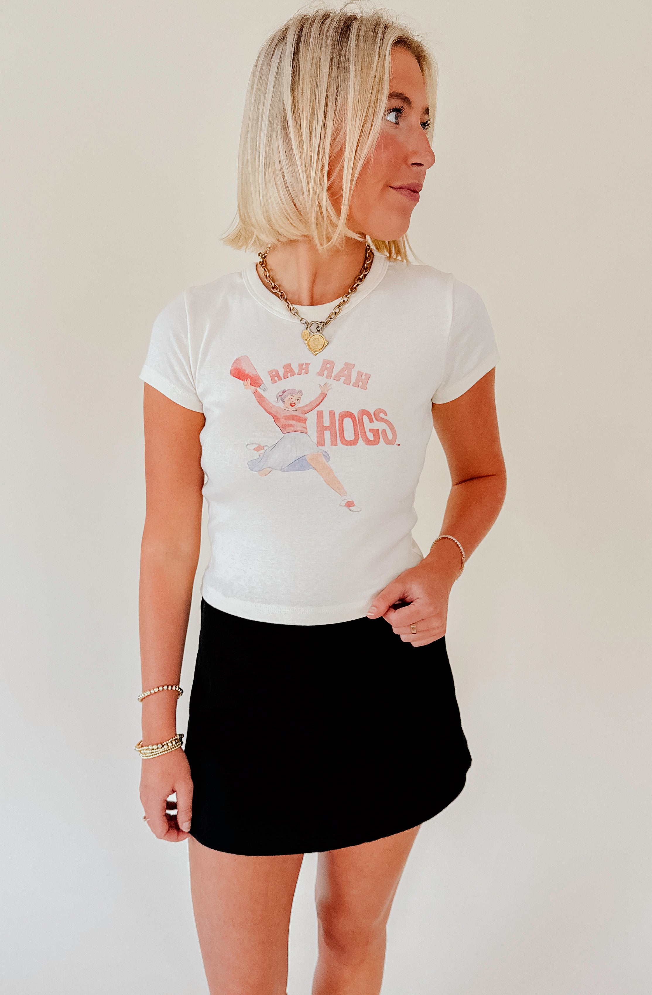 ARKANSAS RAZORBACKS RAH RAH MICRO TEE