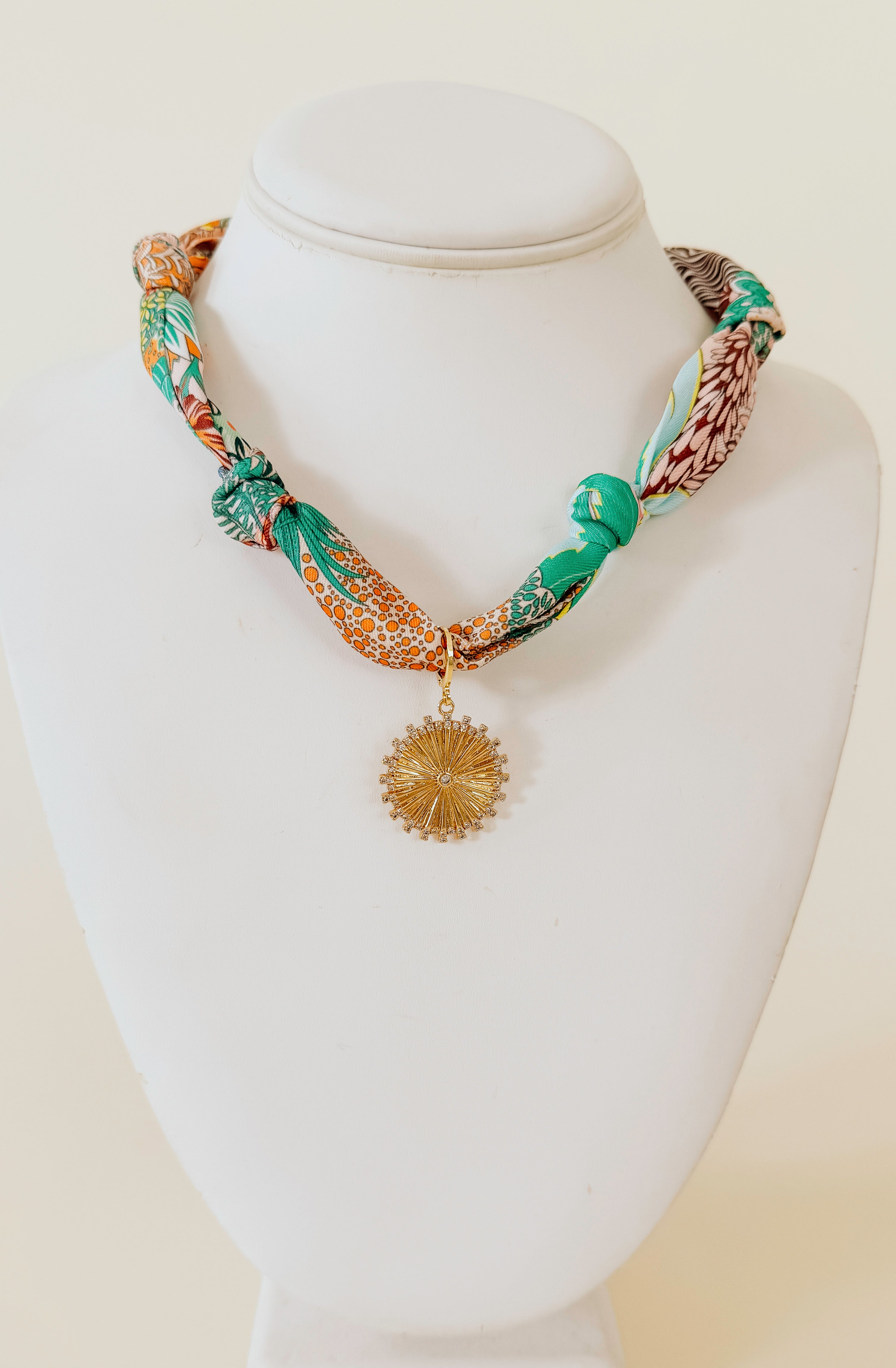 COIN SCARF NECKLACE