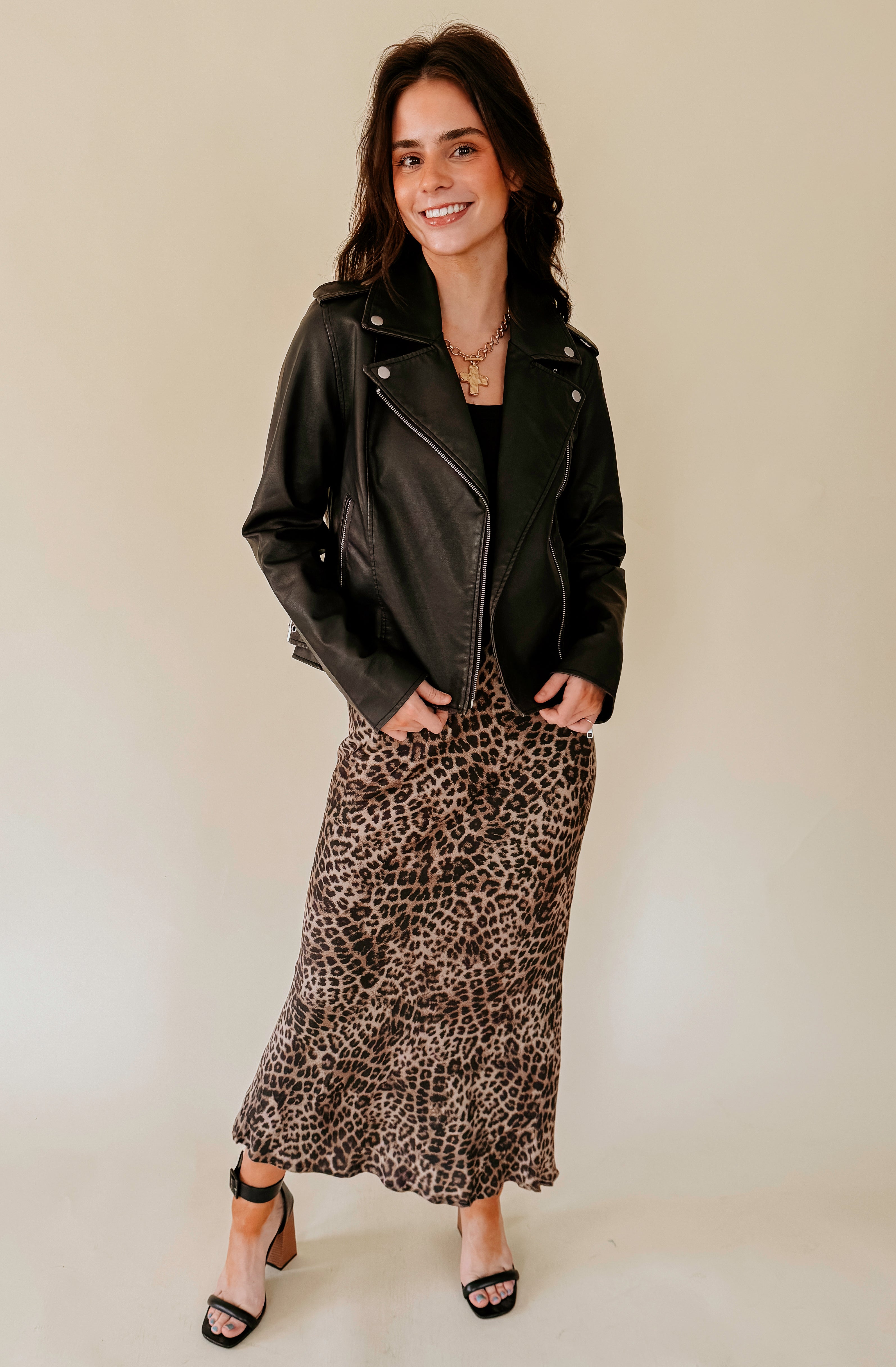 Z SUPPLY IZABEL LEOPARD MIDI SKIRT