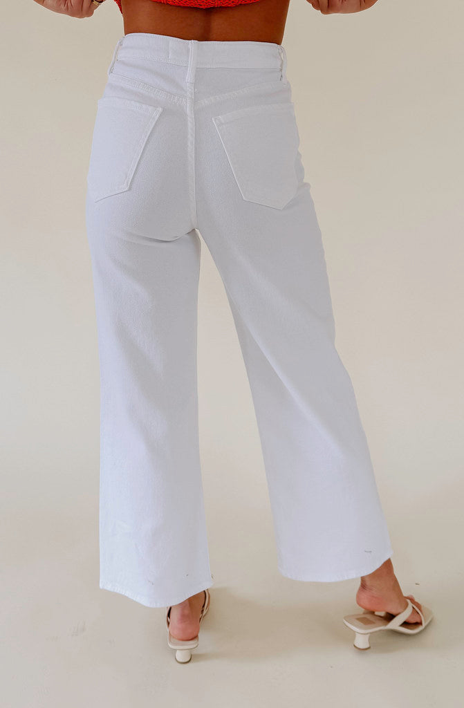 JUST BLACK HIGH RISE WIDE LEG PANT