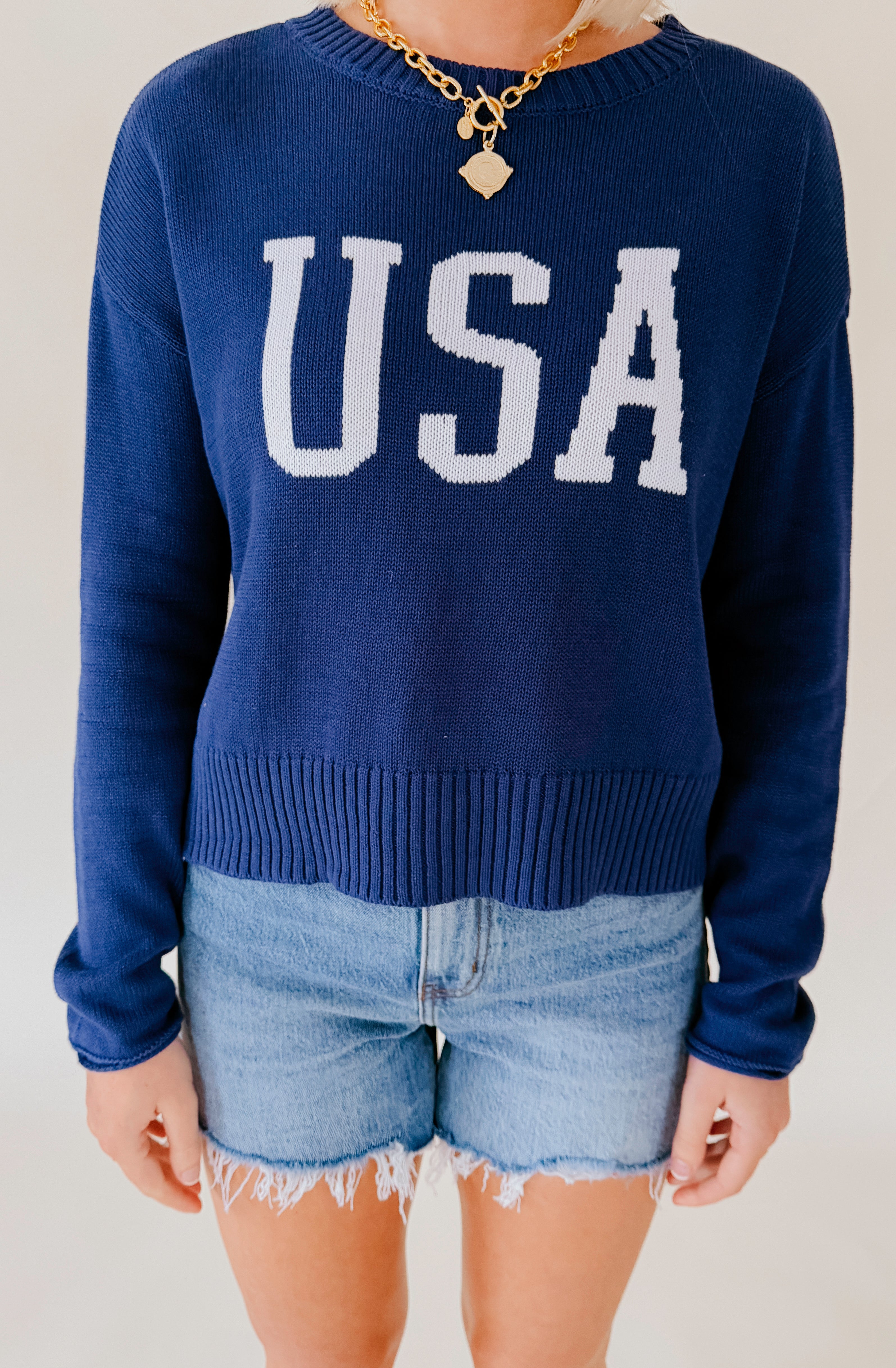 Z SUPPLY SIENNA USA SWEATER