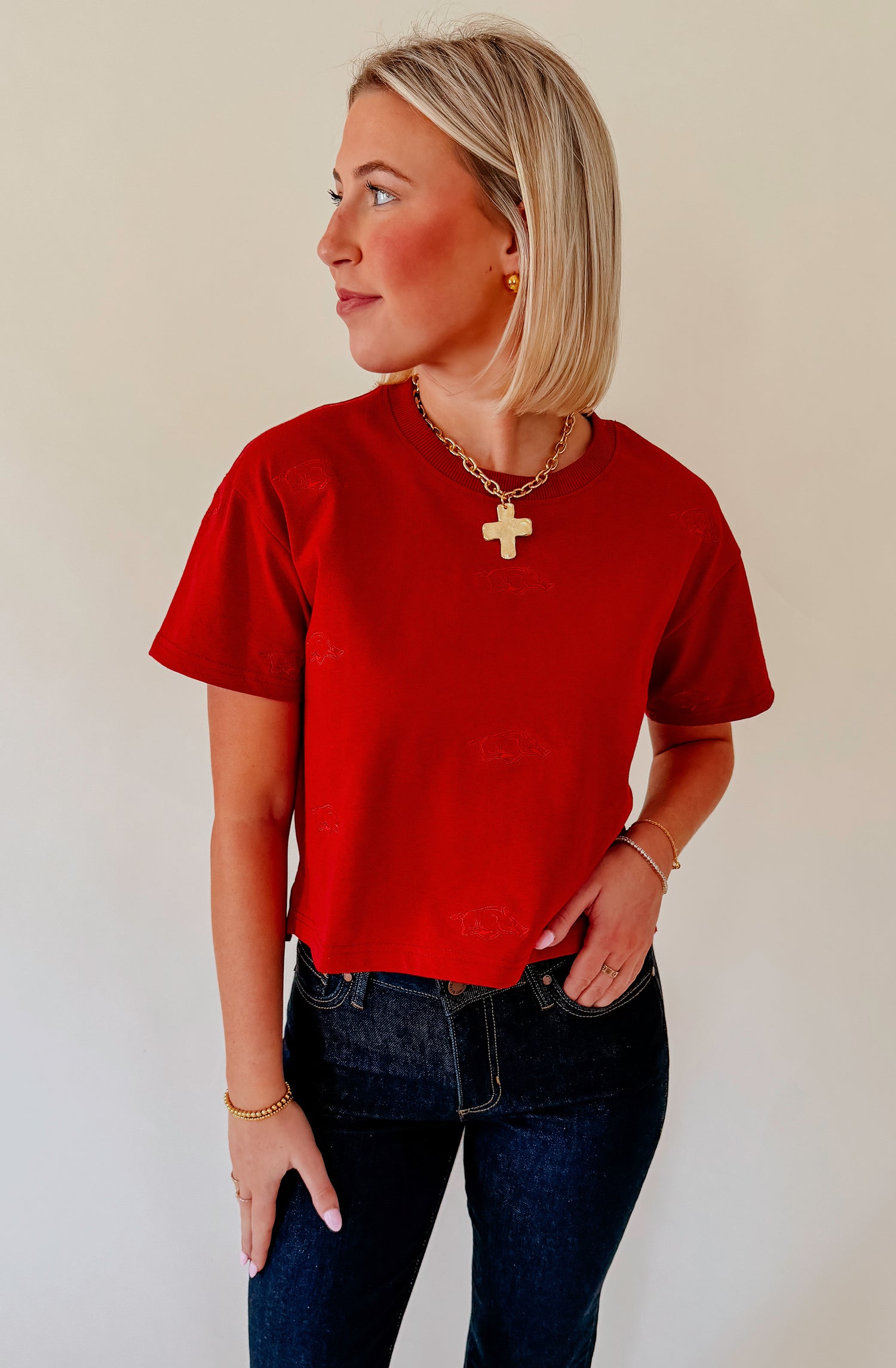 ARKANSAS RITTER REPEAT HEAVYWEIGHT TEE