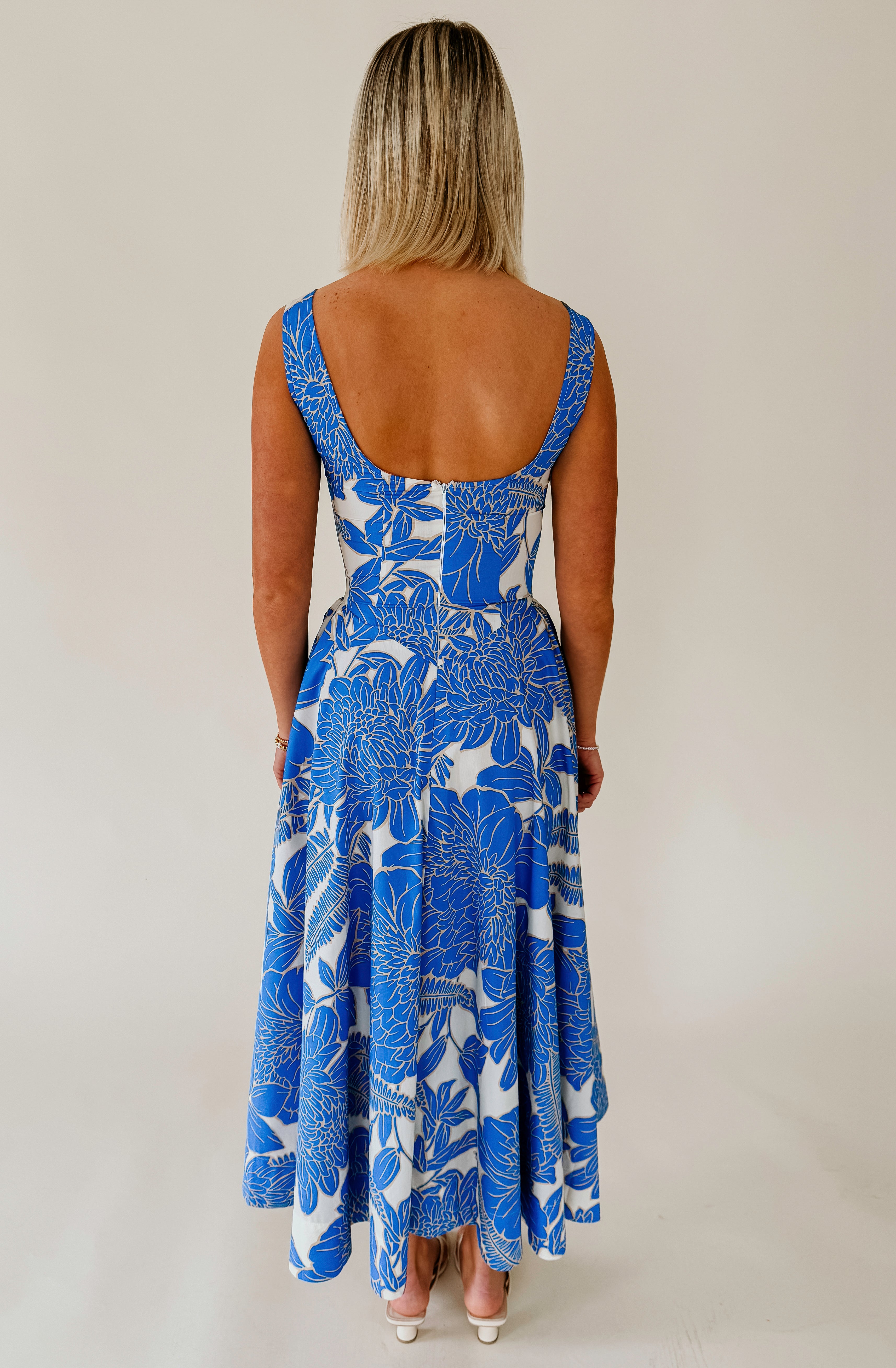 GARDEN PARTY FLORAL MIDI