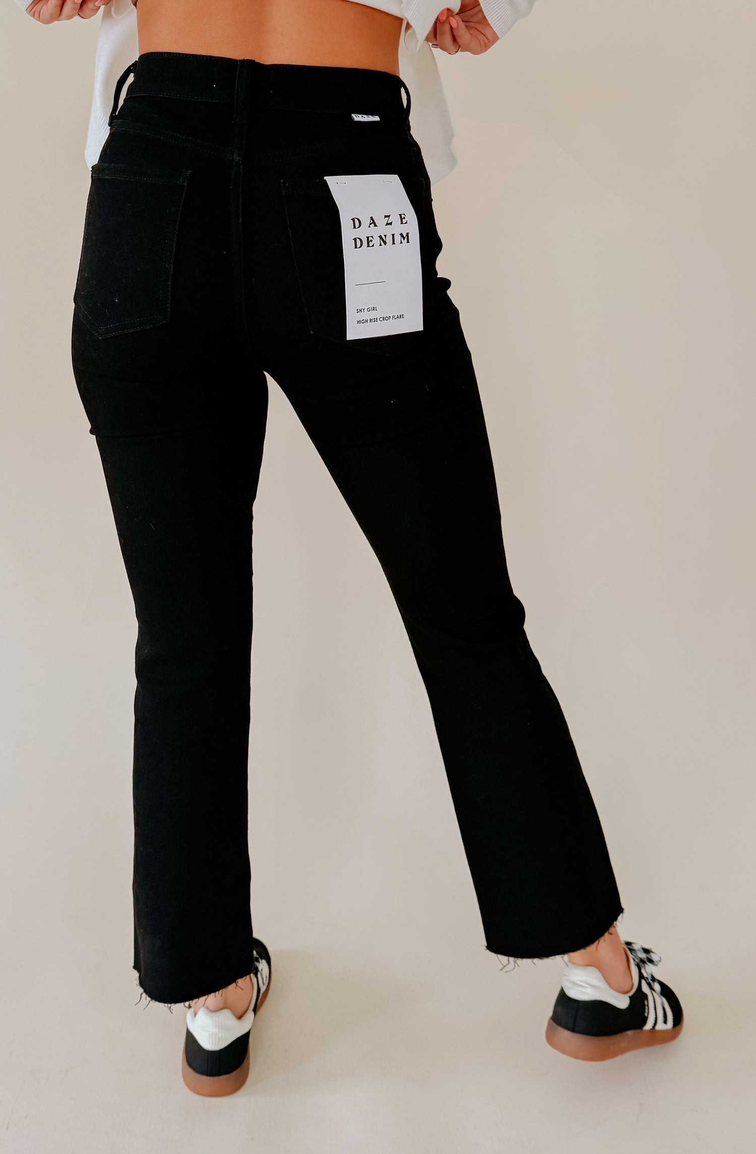 DAZE SHY GIRL HIGH RISE CROP IN AFTER PARTY