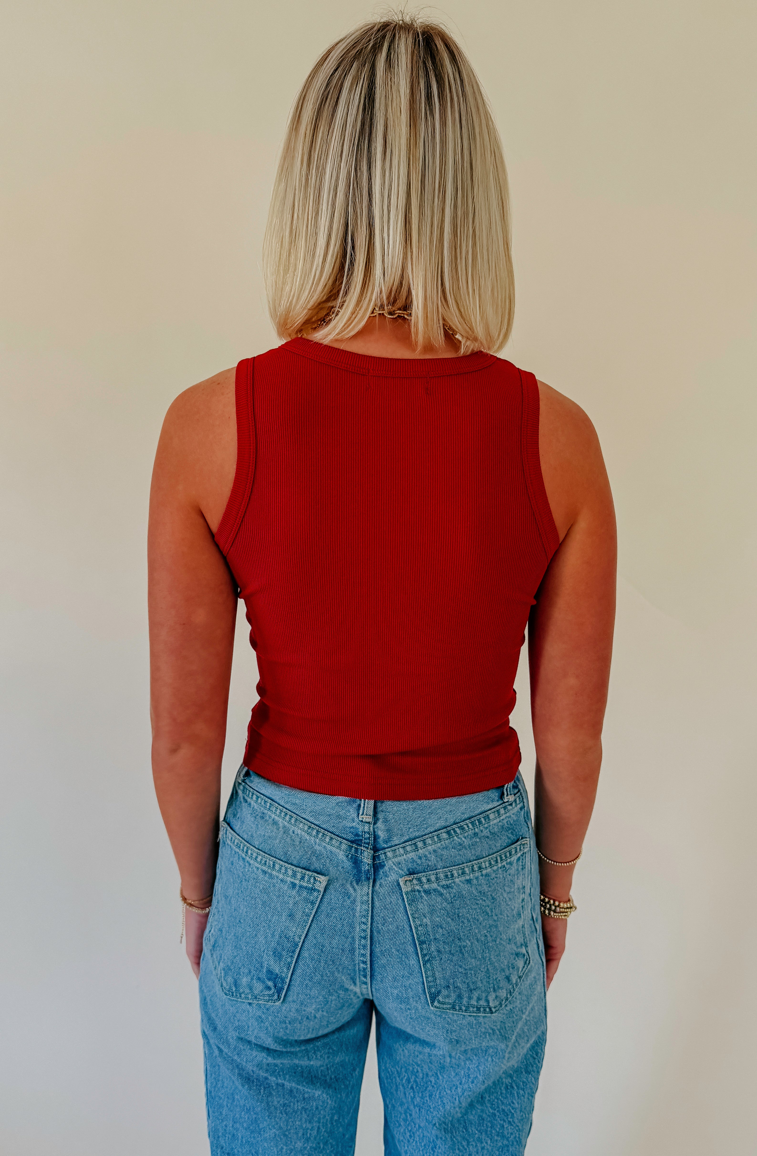 THE LIZ RIBBED PATCH ARKANSAS TANK