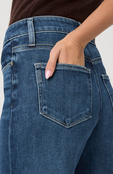 PAIGE ANESSA 31" RAW HEM DENIM