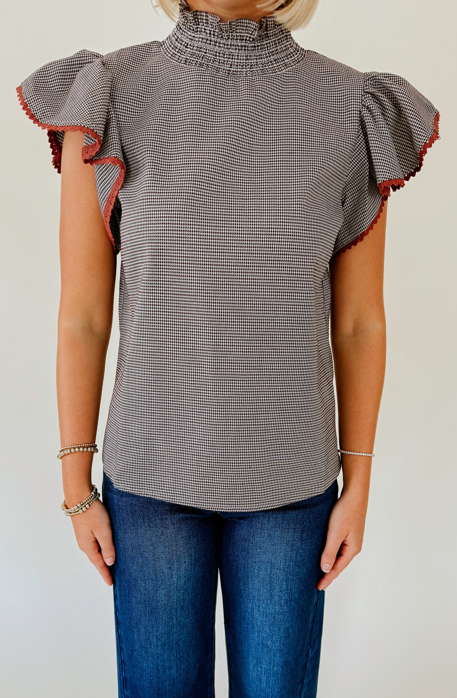 HIGH HOPES HIGH NECK BLOUSE