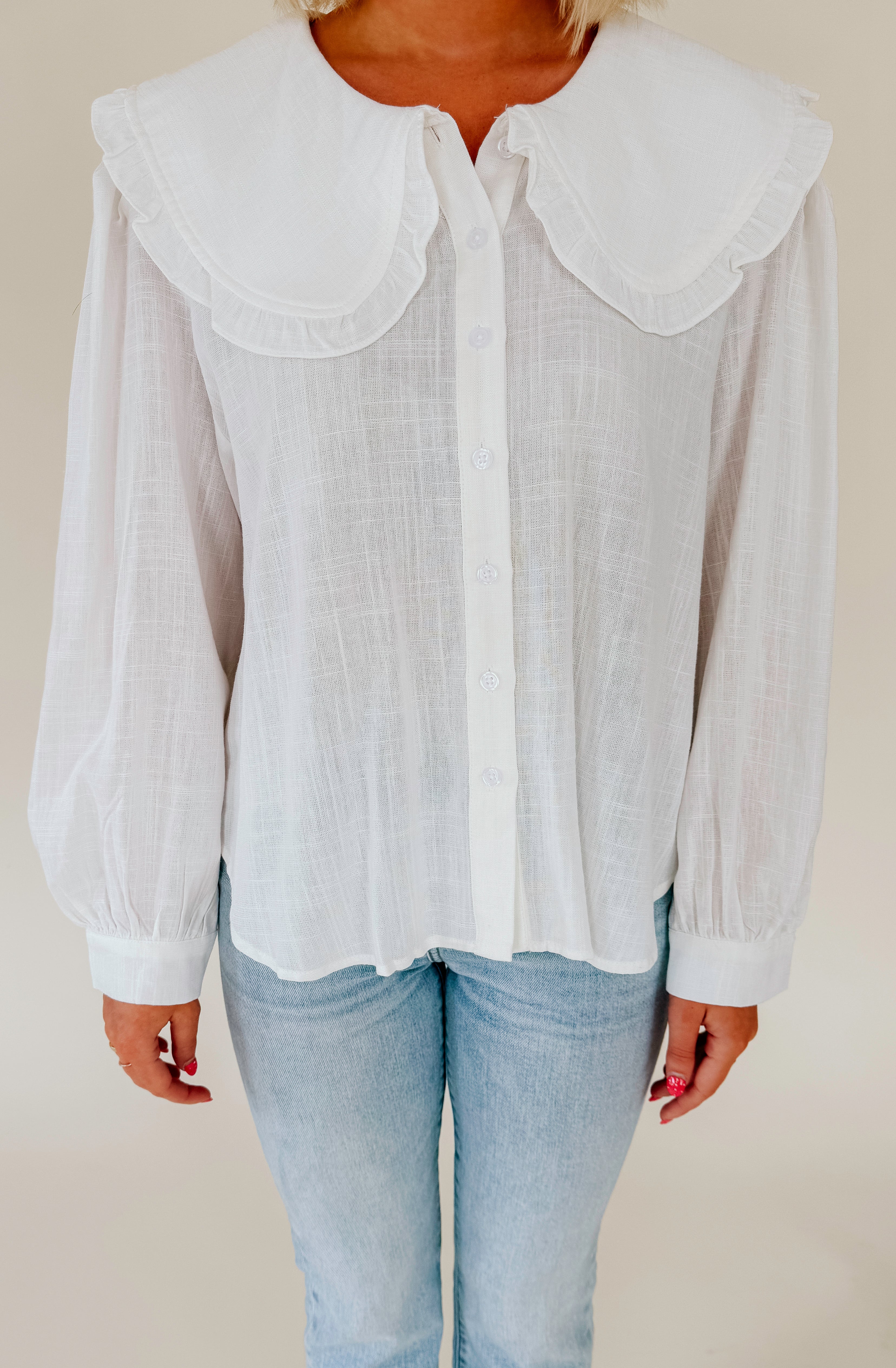 THE KAYCEE COLLARED BLOUSE