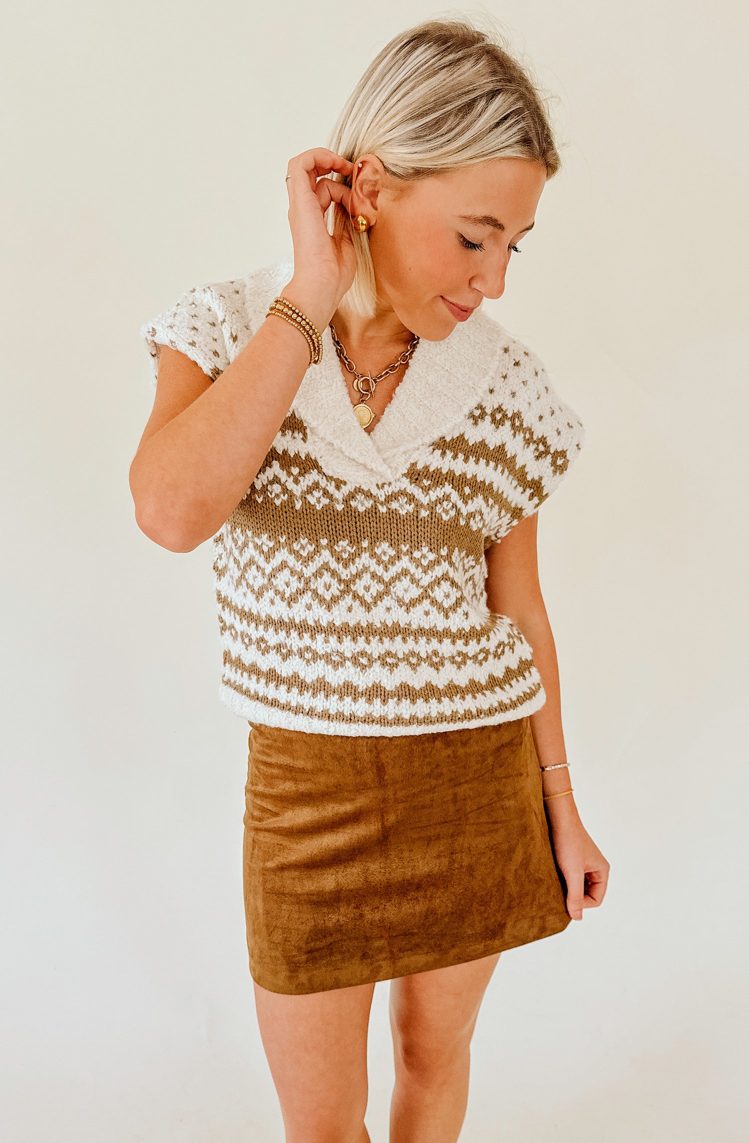 Z SUPPLY CIERA SUEDE SKIRT