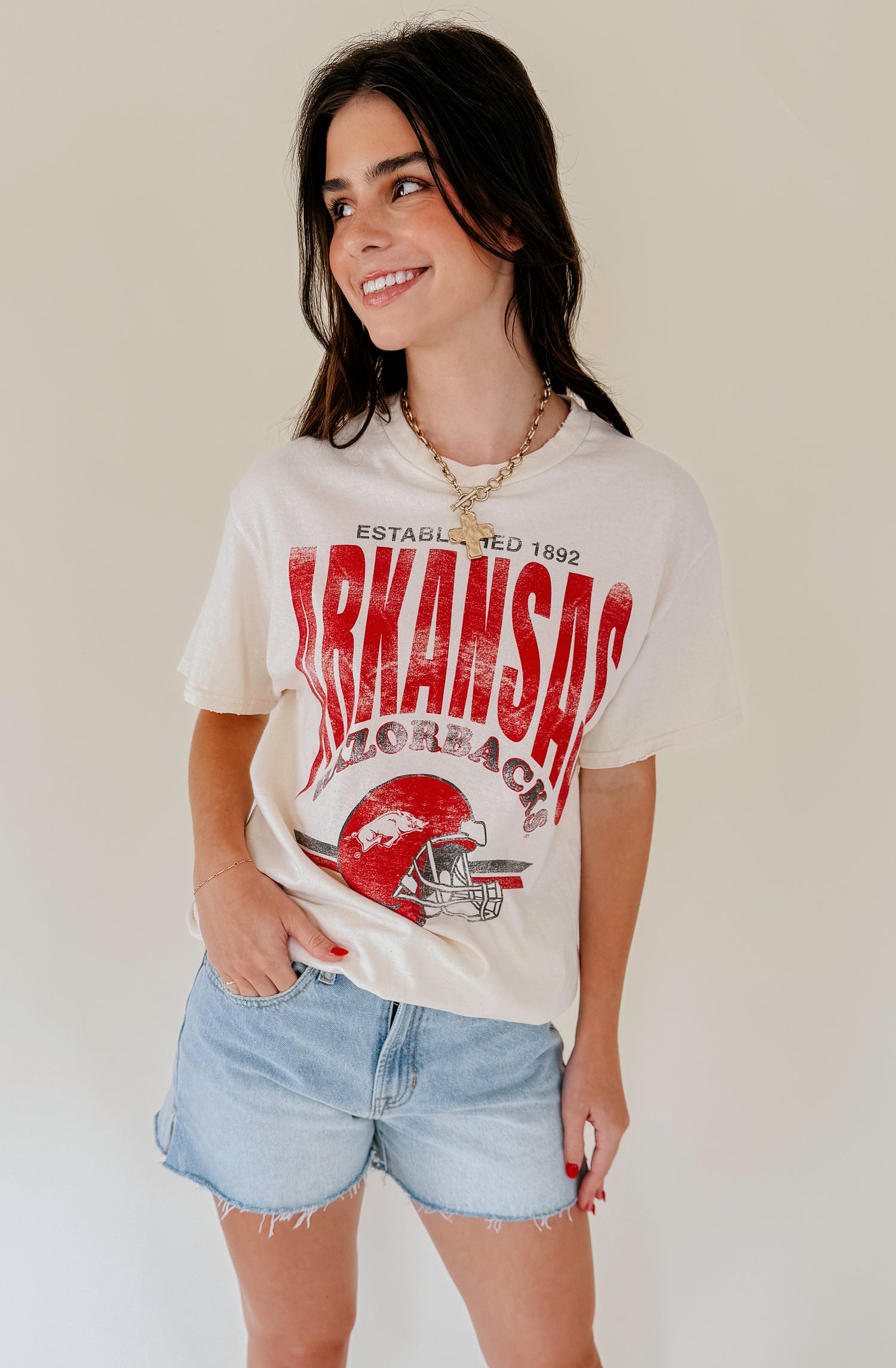 ARKANSAS HELMET TEE