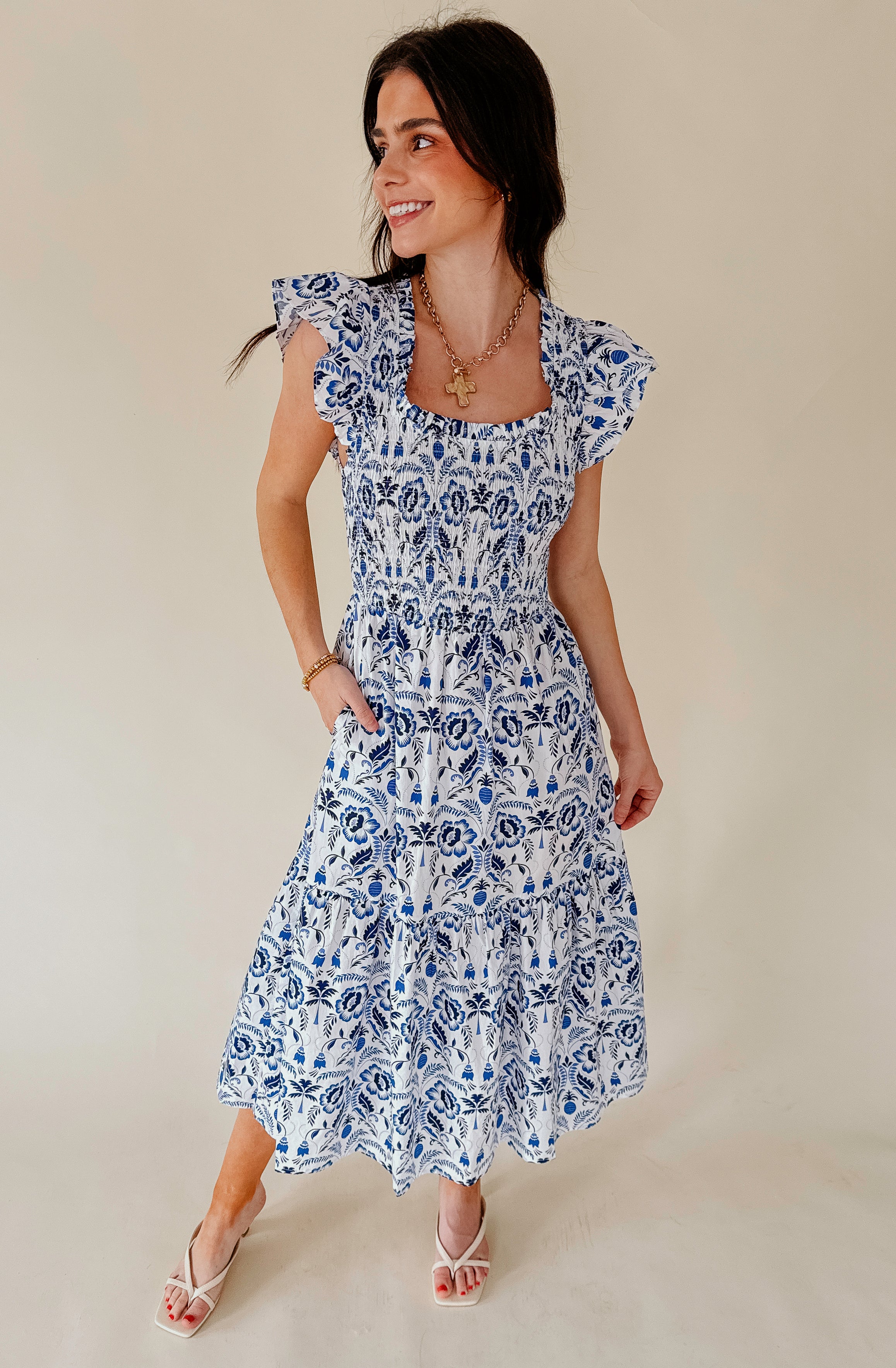 MARISOL FLORAL MIDI