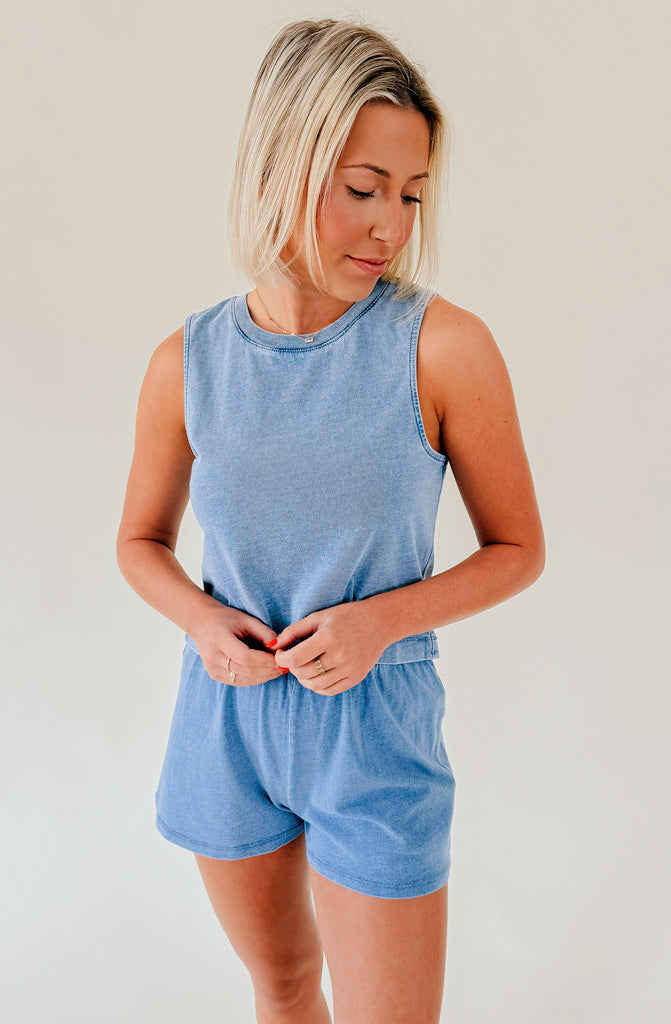 Z SUPPLY SCOUT JERSEY DENIM SHORT