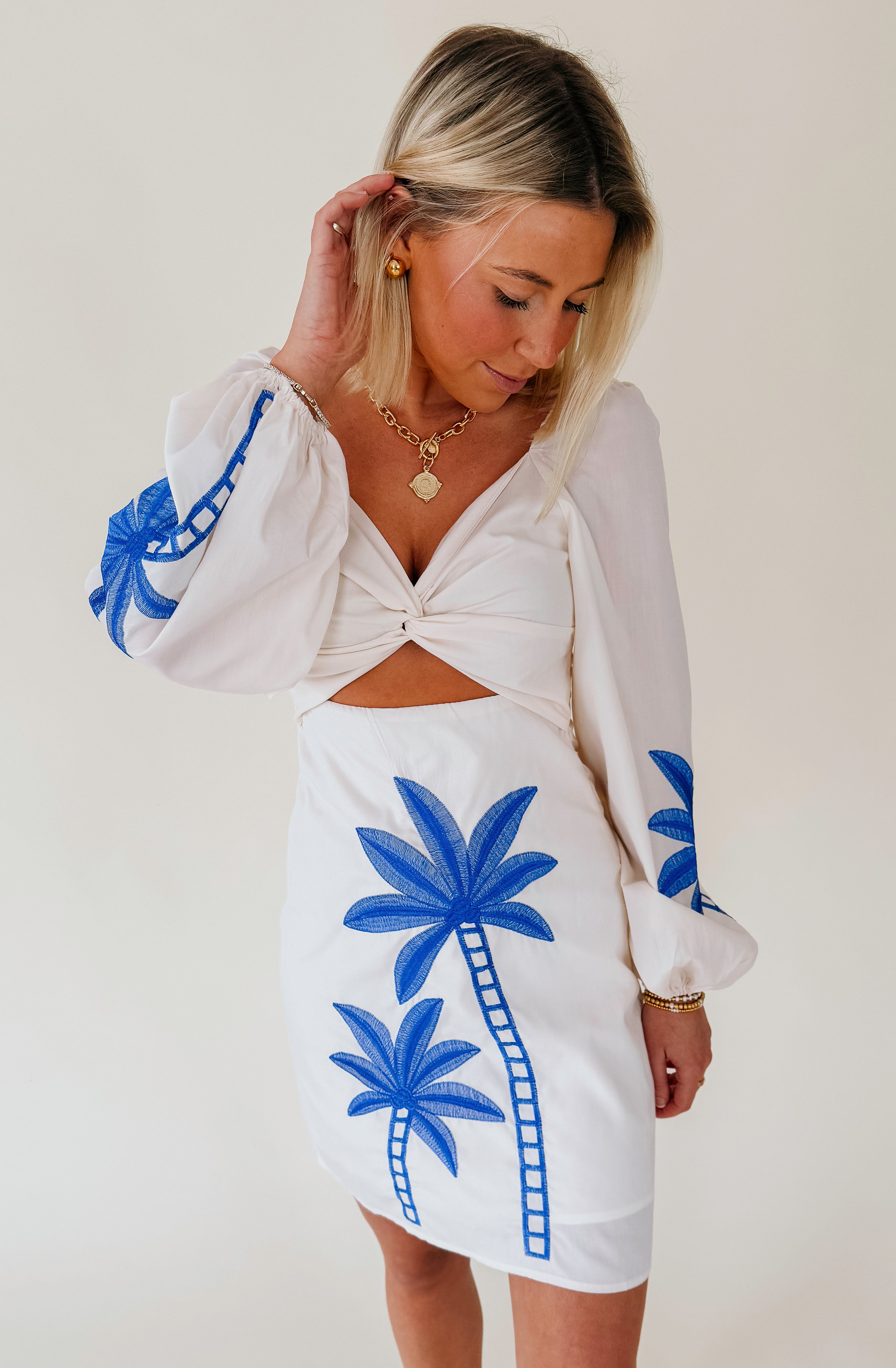 OASIS TWIST FRONT DRESS