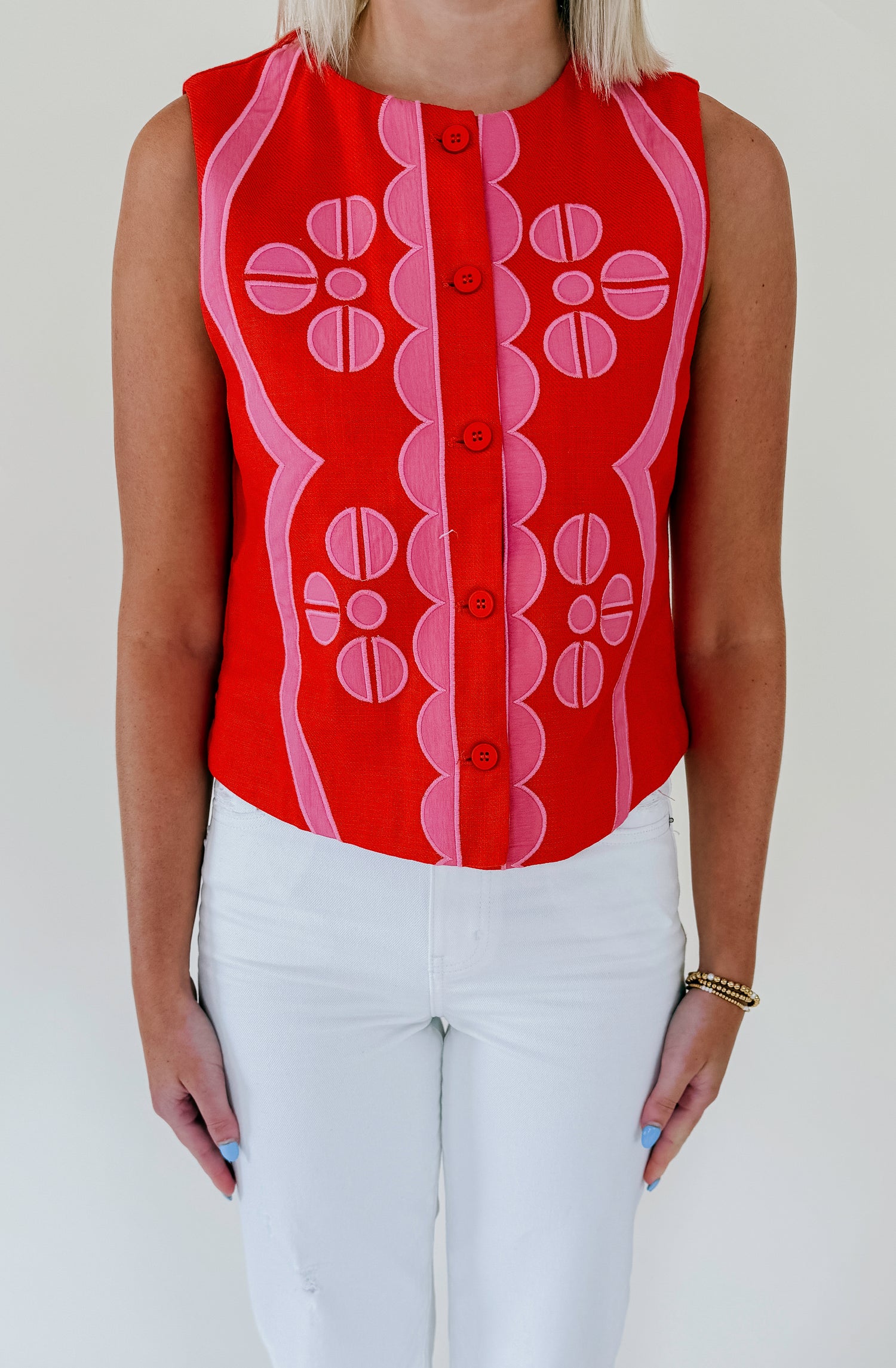 TO MY SURPRISE COLOR BLOCKED TOP