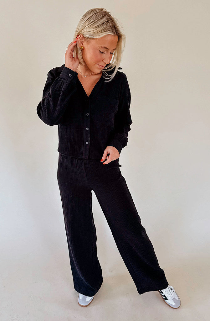 Z SUPPLY CAMPO BUTTON UP GAUZE TOP