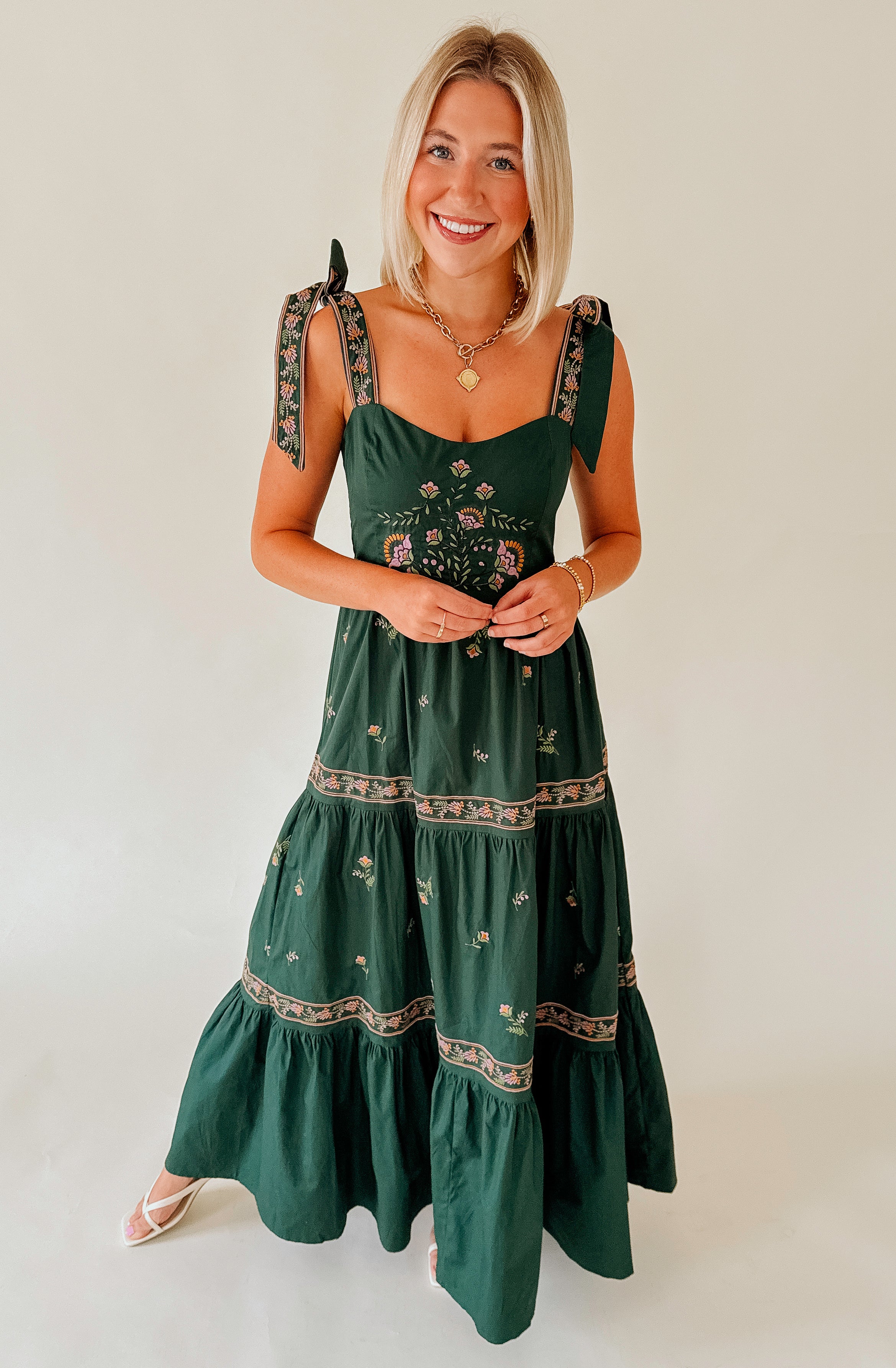 THE MABLE EMBROIDERED DRESS