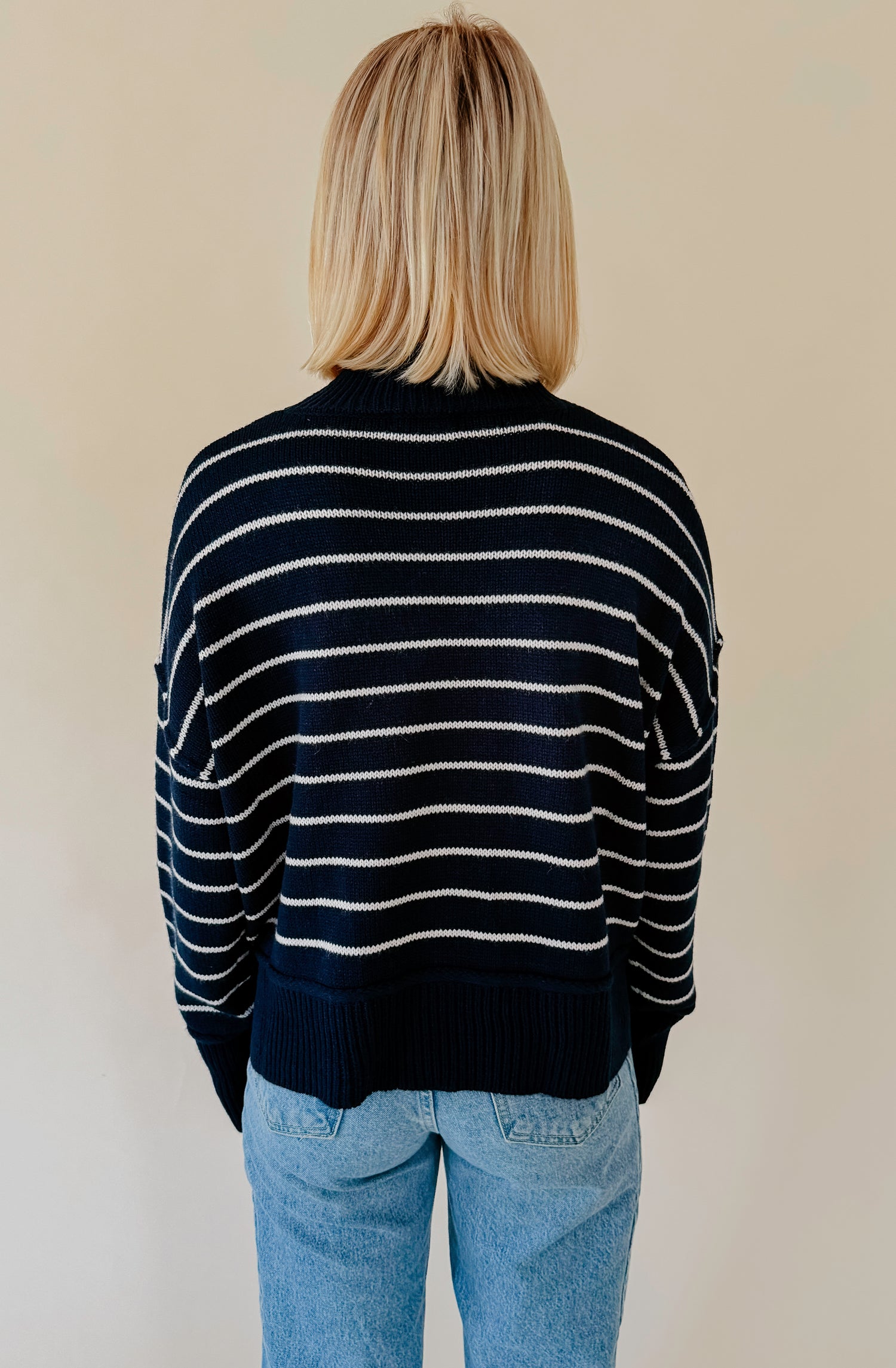 BY THE WAY STRIPED SWEATER