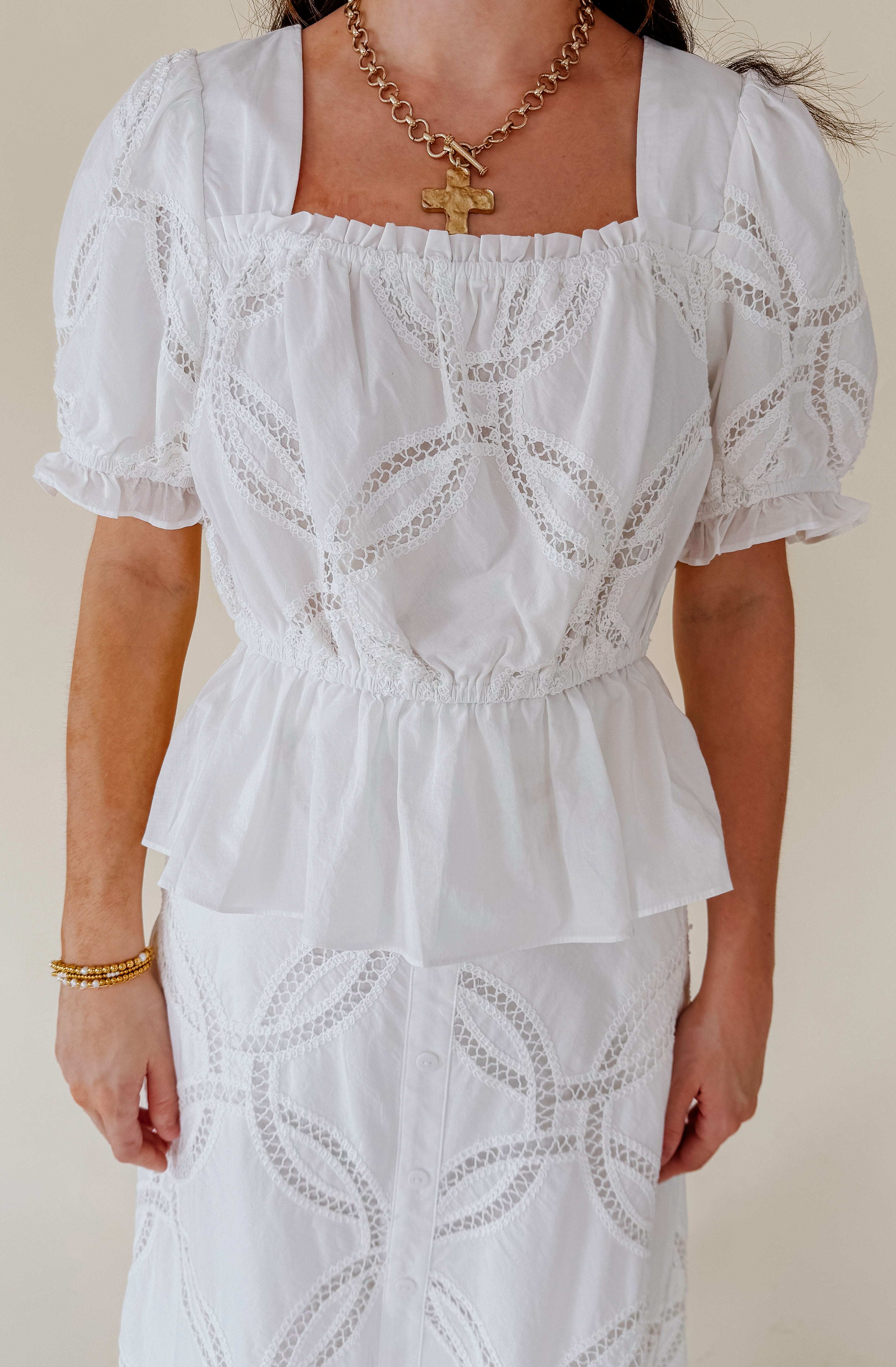 THE EMMY CROCHET BLOUSE