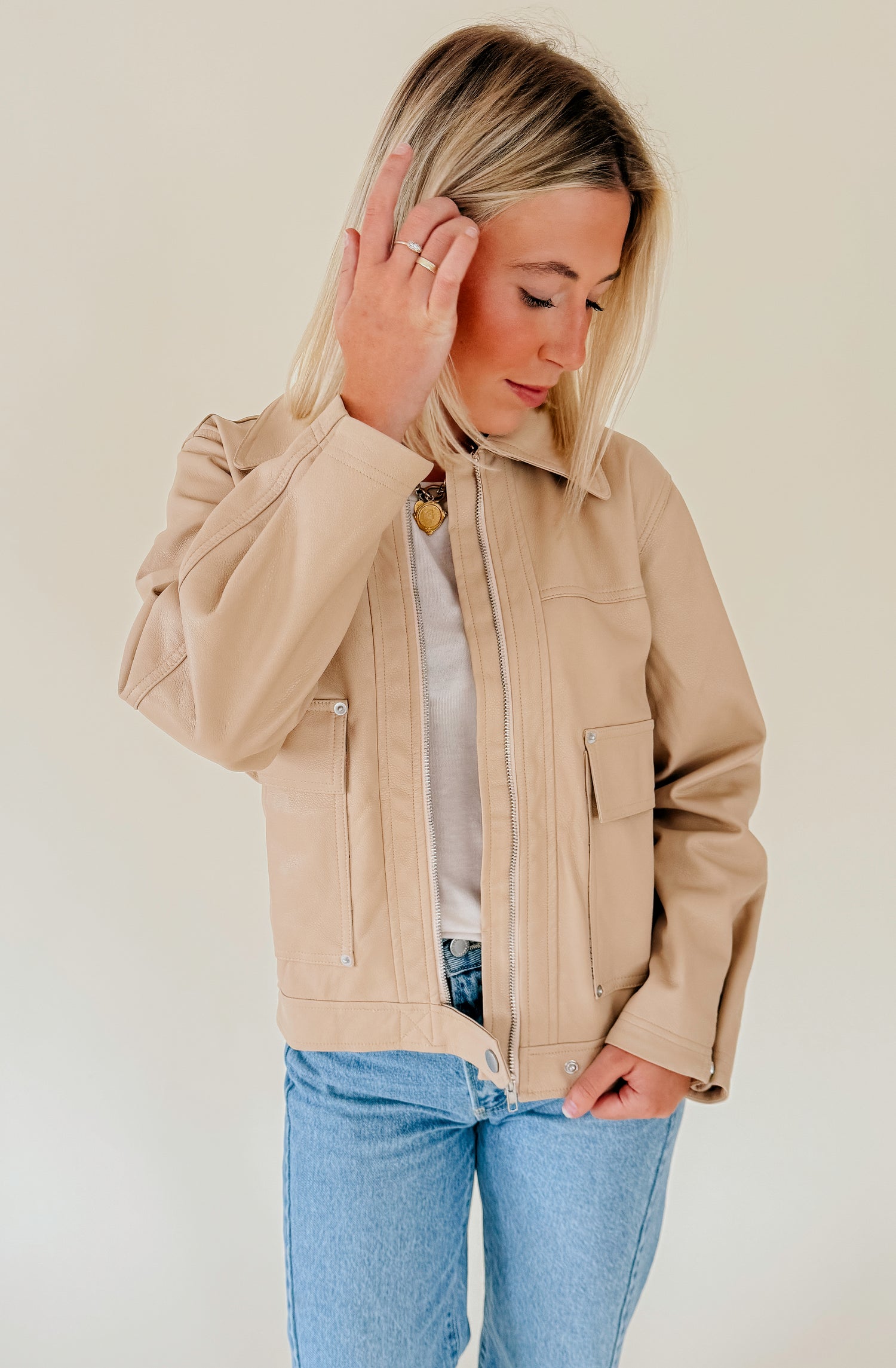 TO THE RESCUE POCKET DETAILED BOMBER JACKET