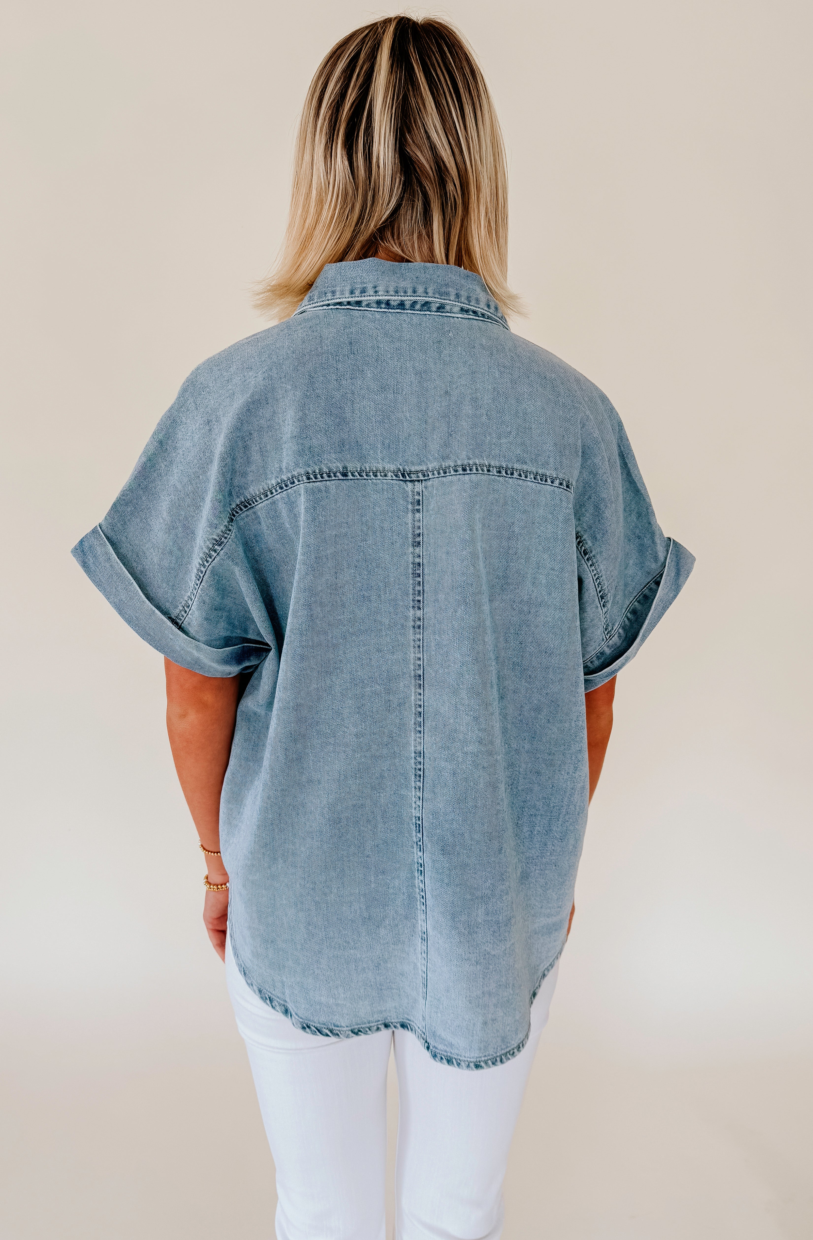 DAZE SHORE DENIM TOP