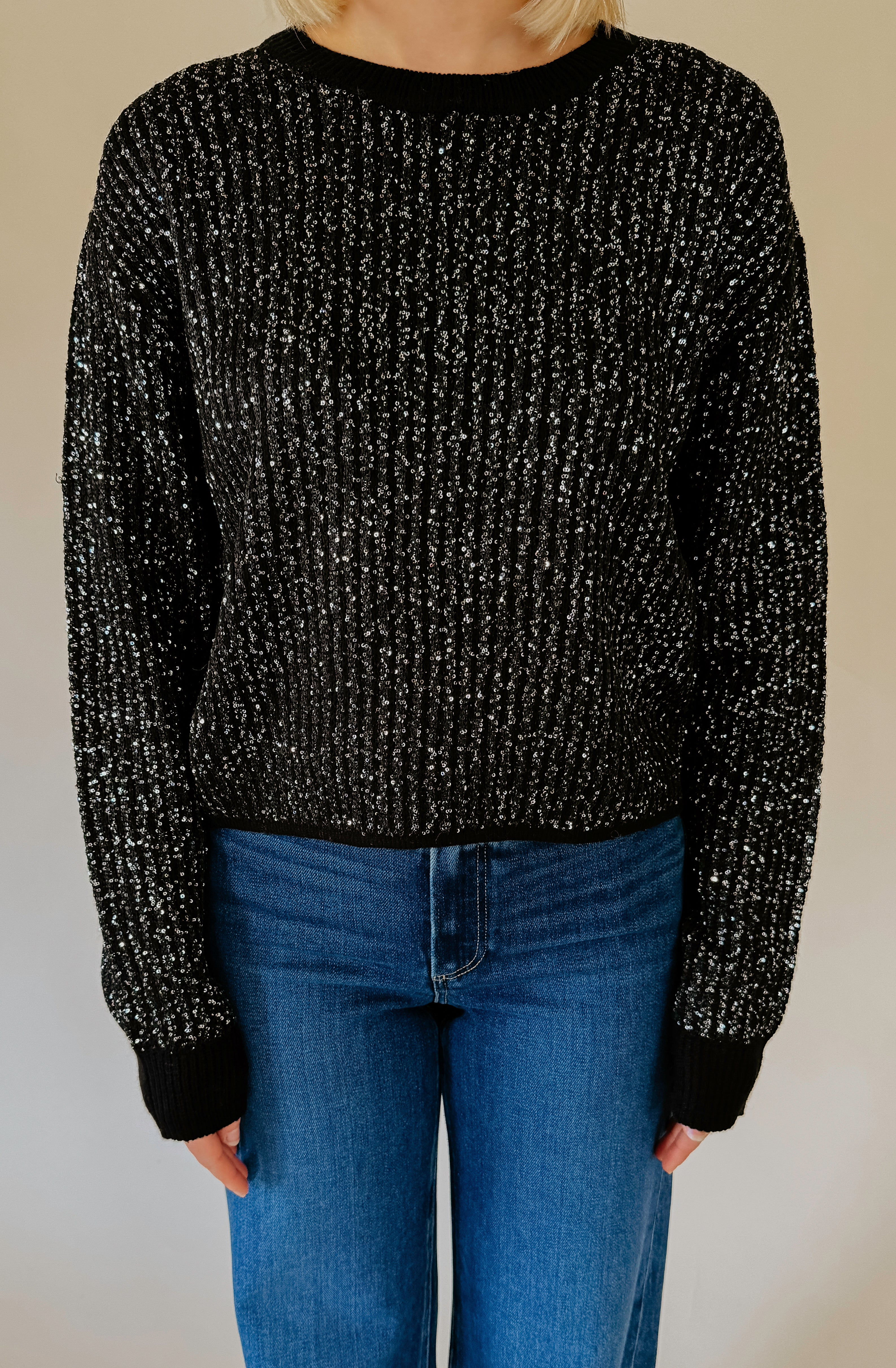 Z SUPPLY GLEAM SEQUIN SWEATER