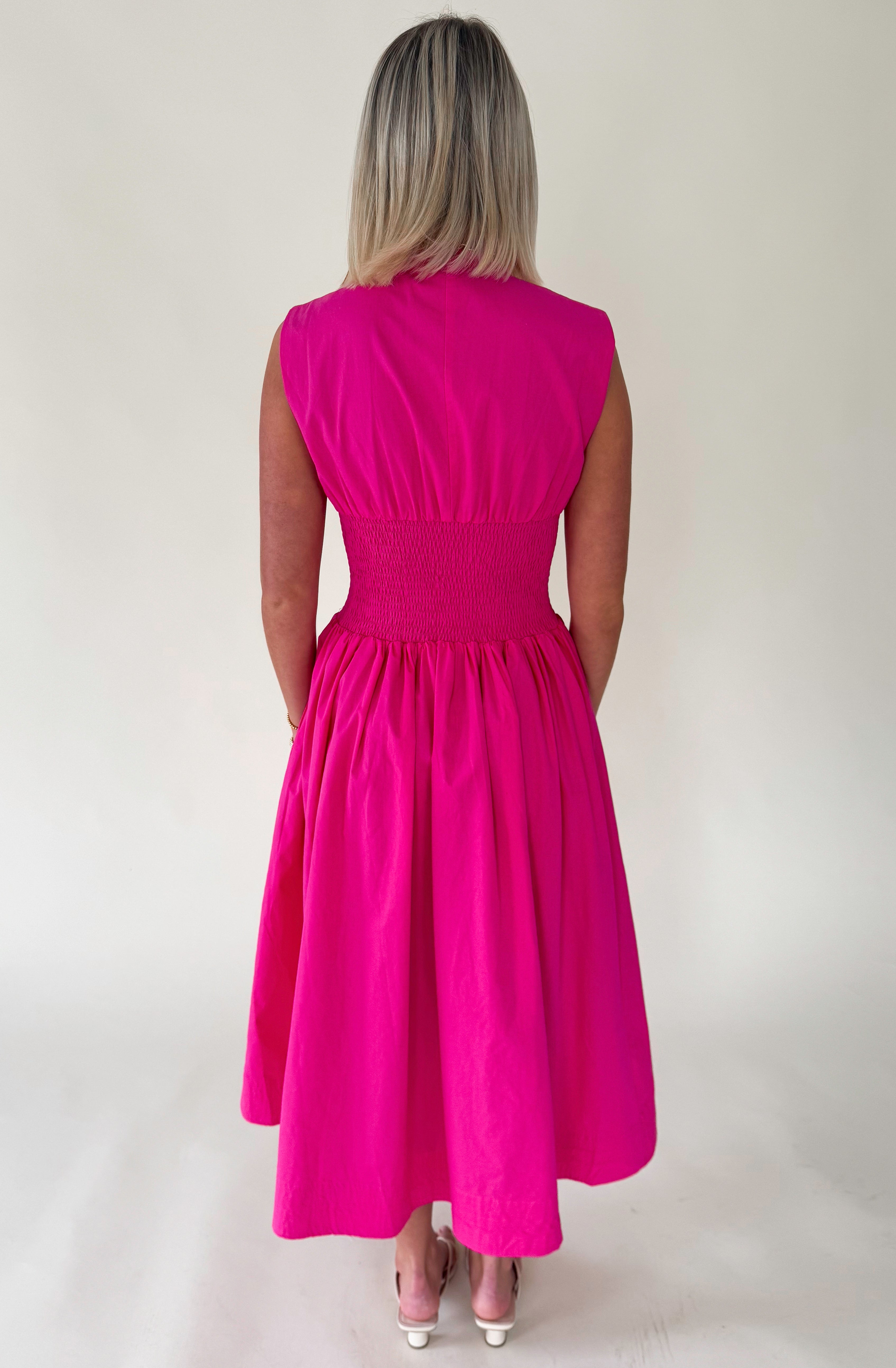 THE UPTOWN SMOCKED MIDI