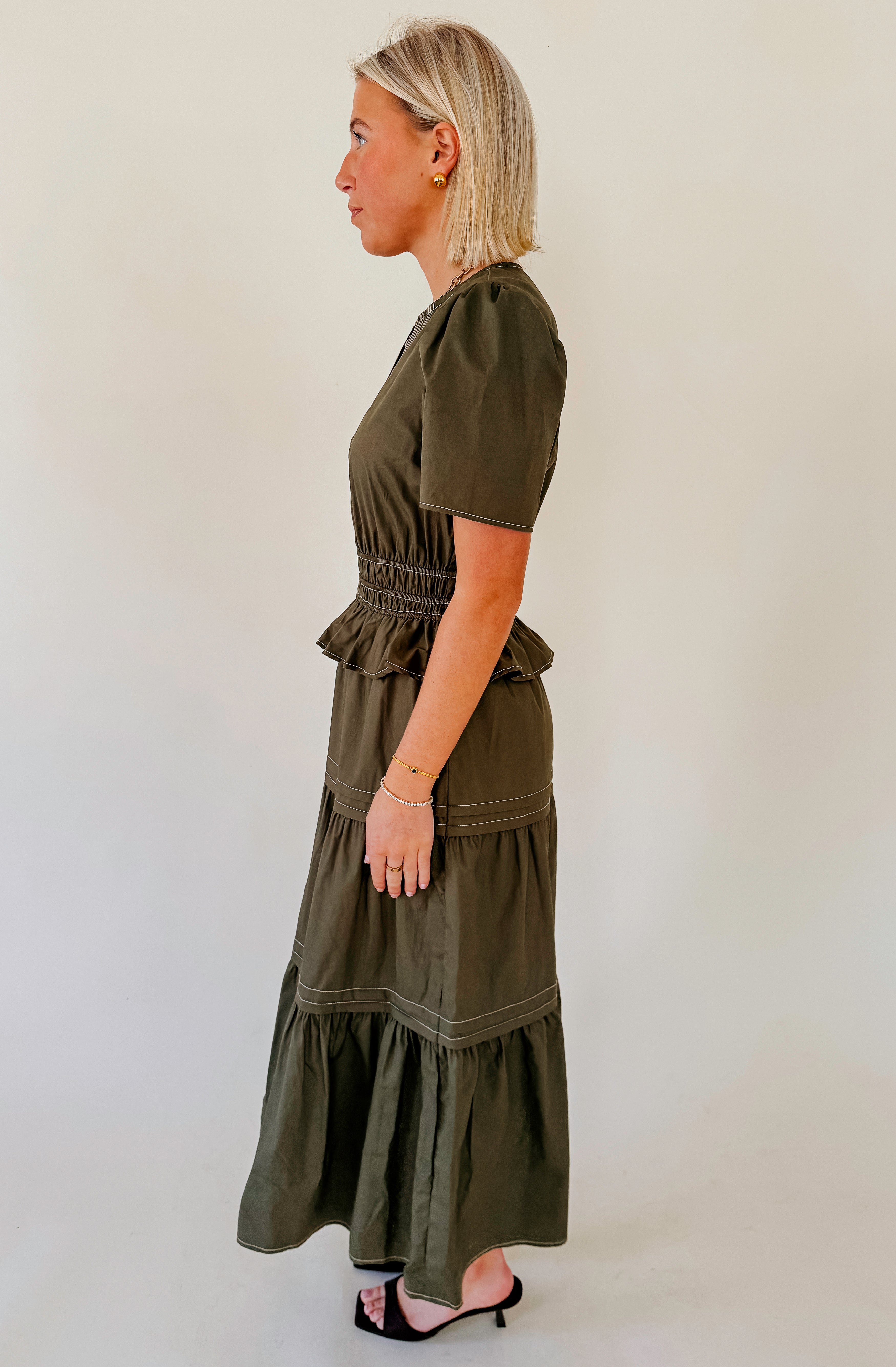 TAKE YOUR TIME MIDI DRESS