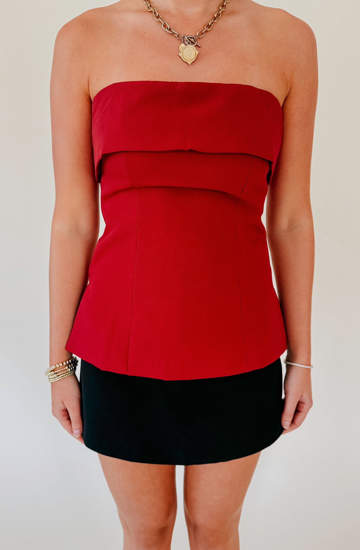 GOOD REPUTATION STRAPLESS TOP