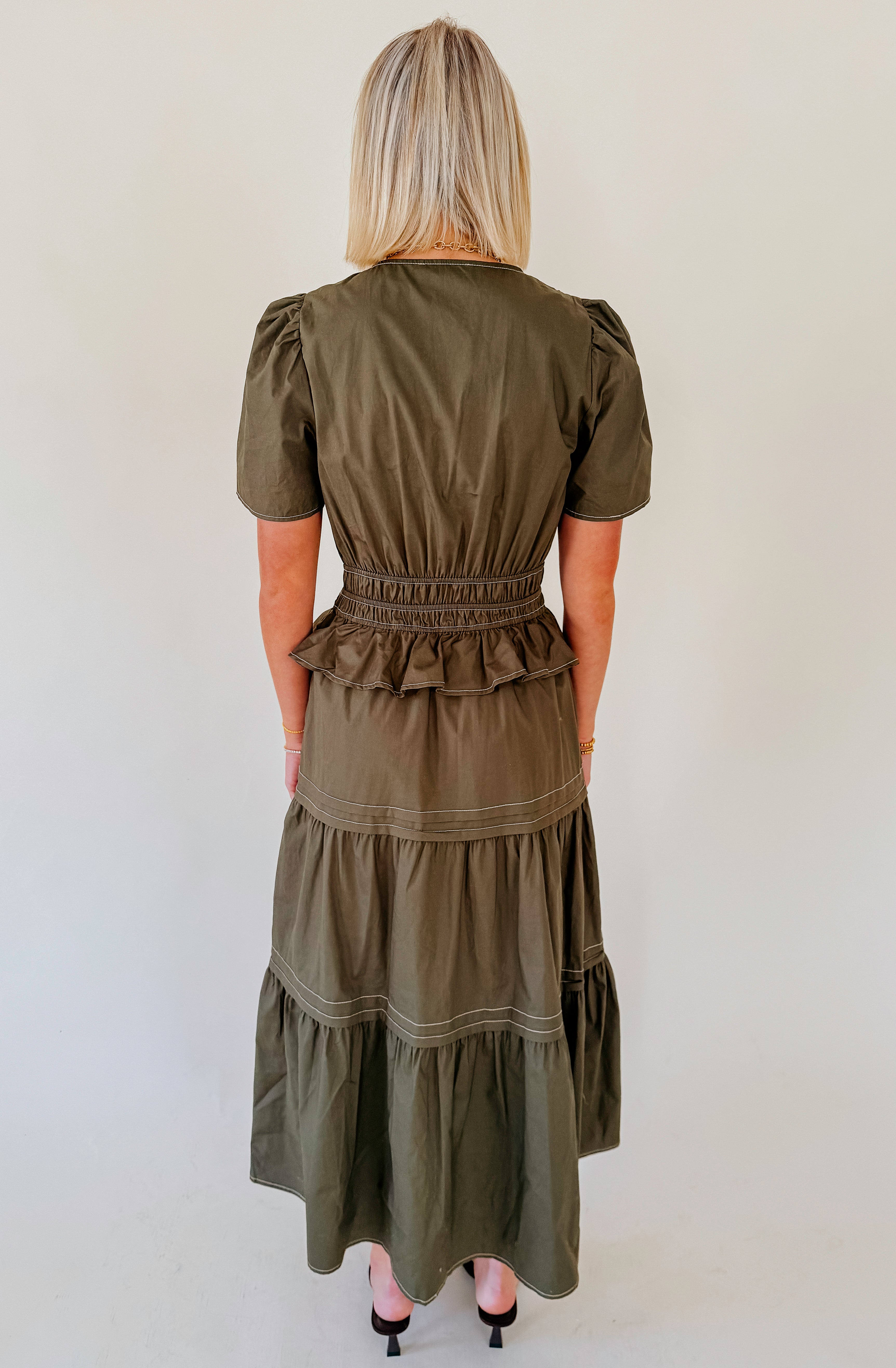 TAKE YOUR TIME MIDI DRESS