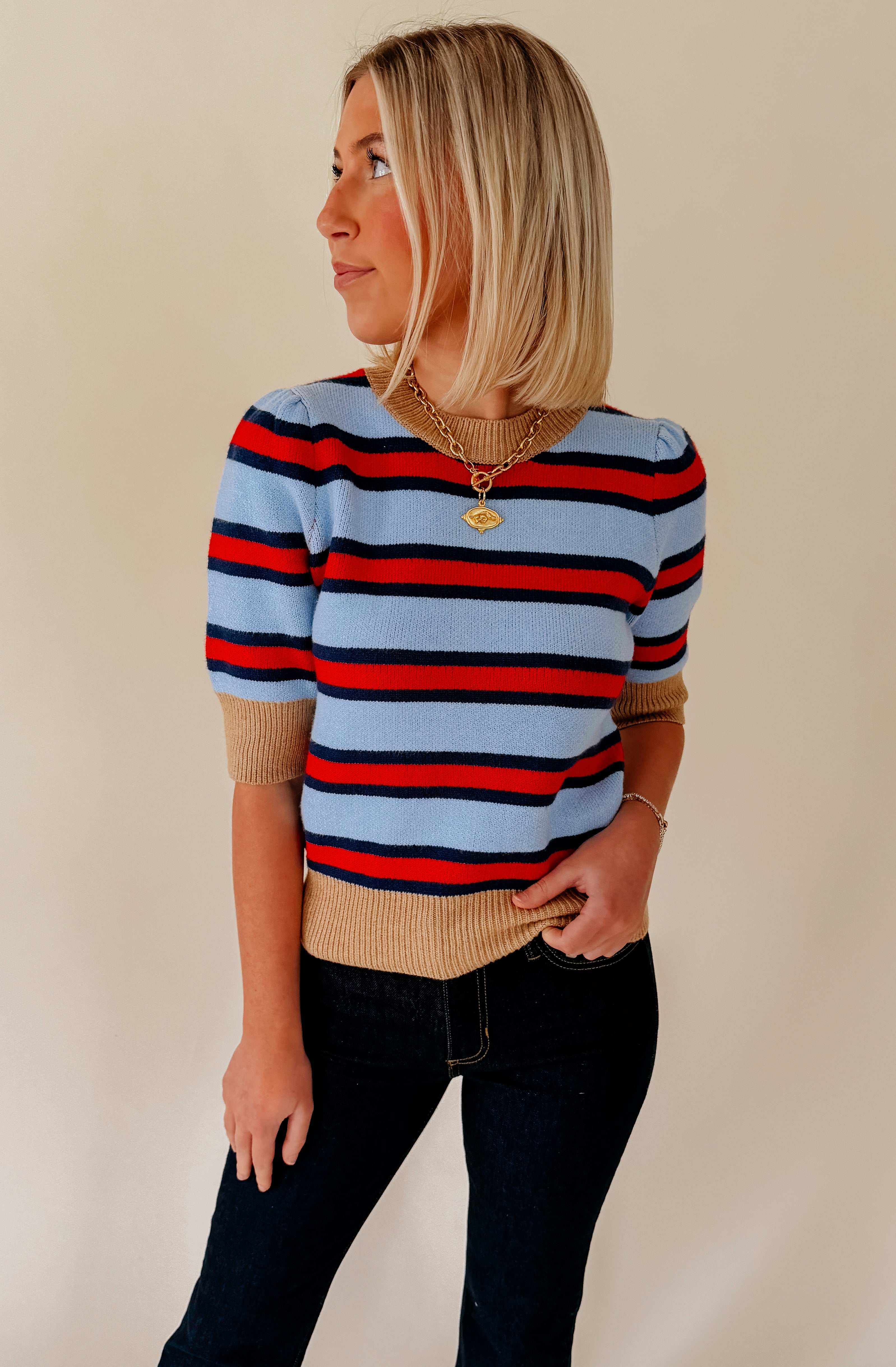 THE BRI STRIPED SWEATER
