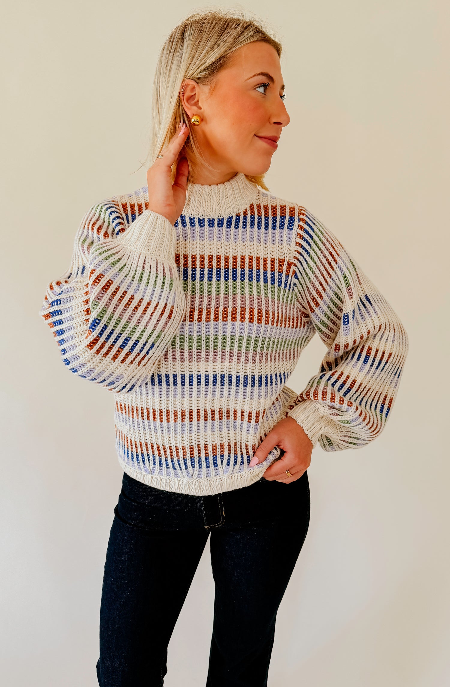LINE AND DOT LAWSON SWEATER
