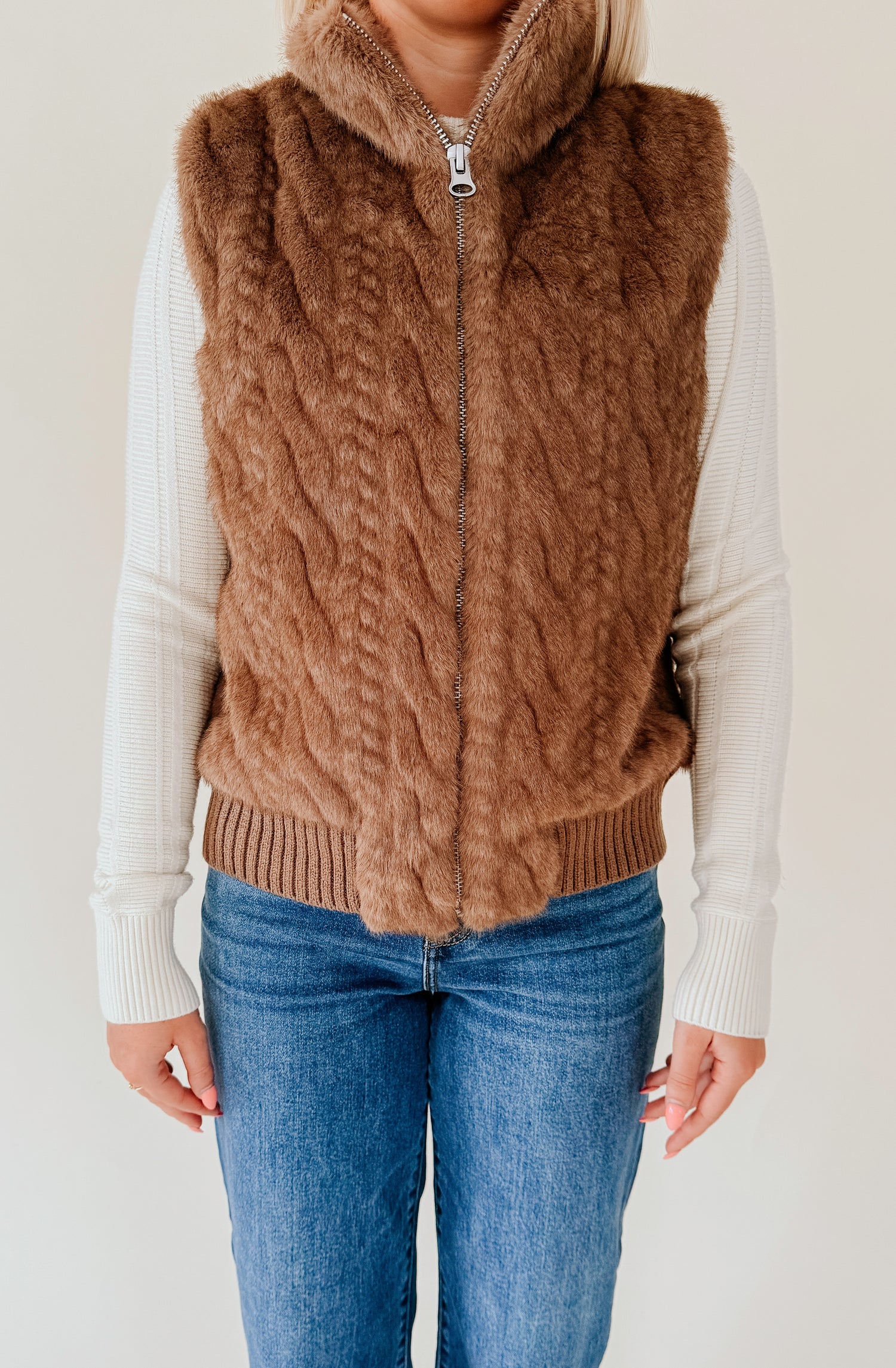 HEARTLOOM IIANA FAUX FUR VEST