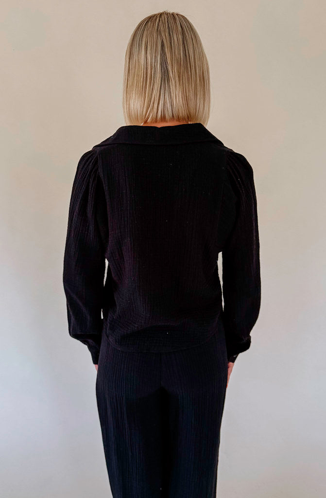 Z SUPPLY CAMPO BUTTON UP GAUZE TOP