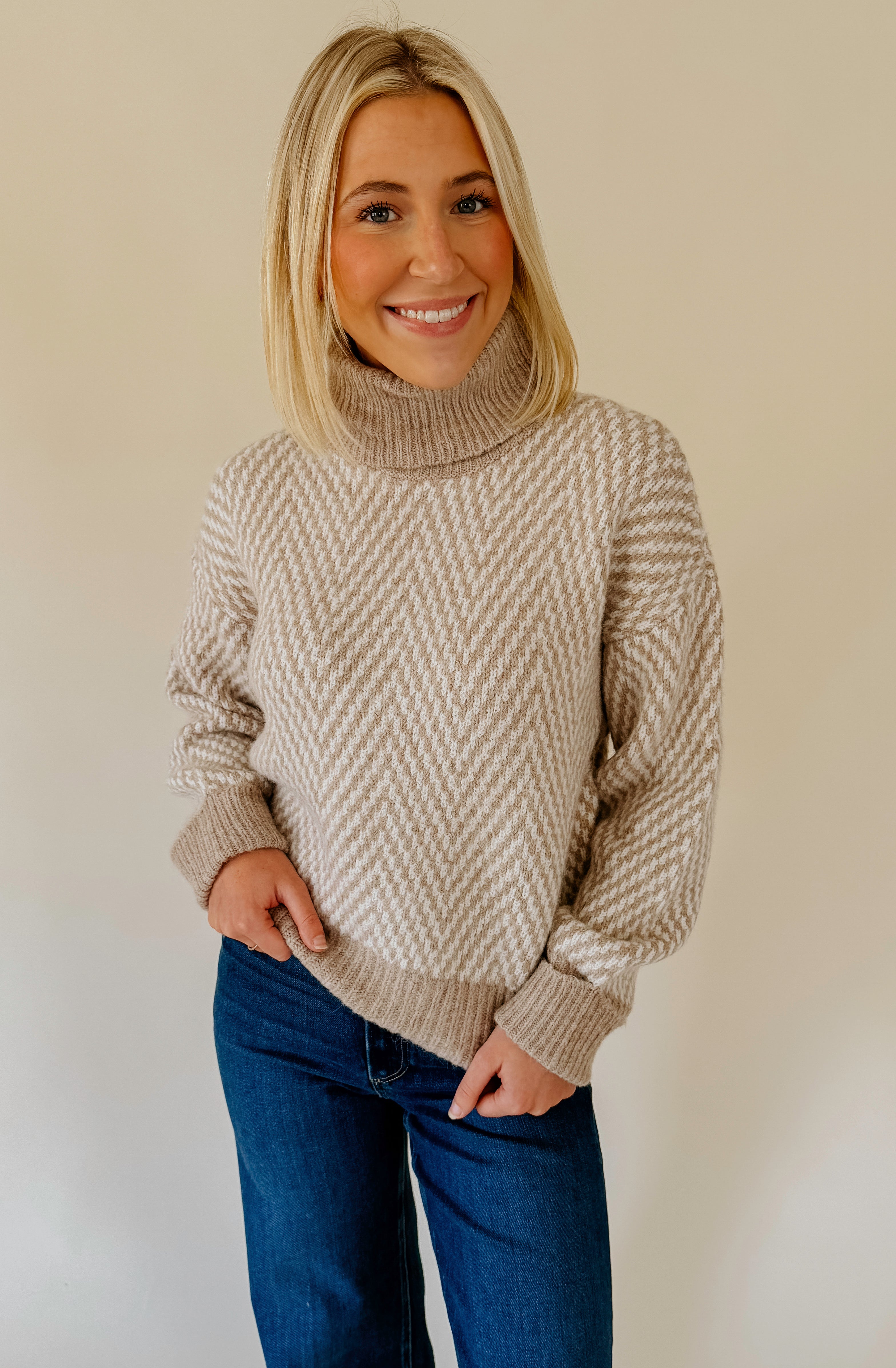 Z SUPPLY BALKAN FUNNEL NECK SWEATER