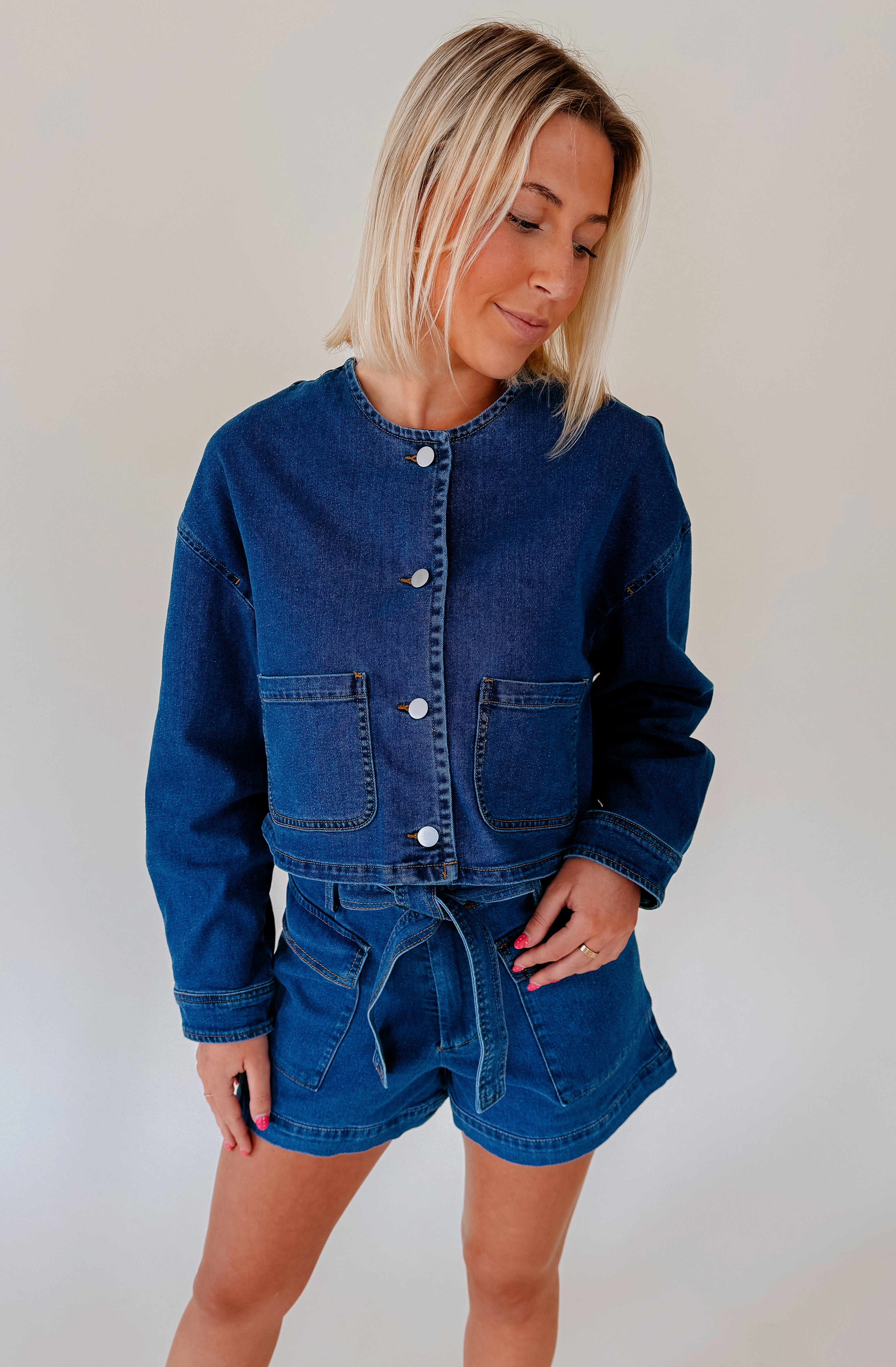 THAT TRACKS DENIM SHORT