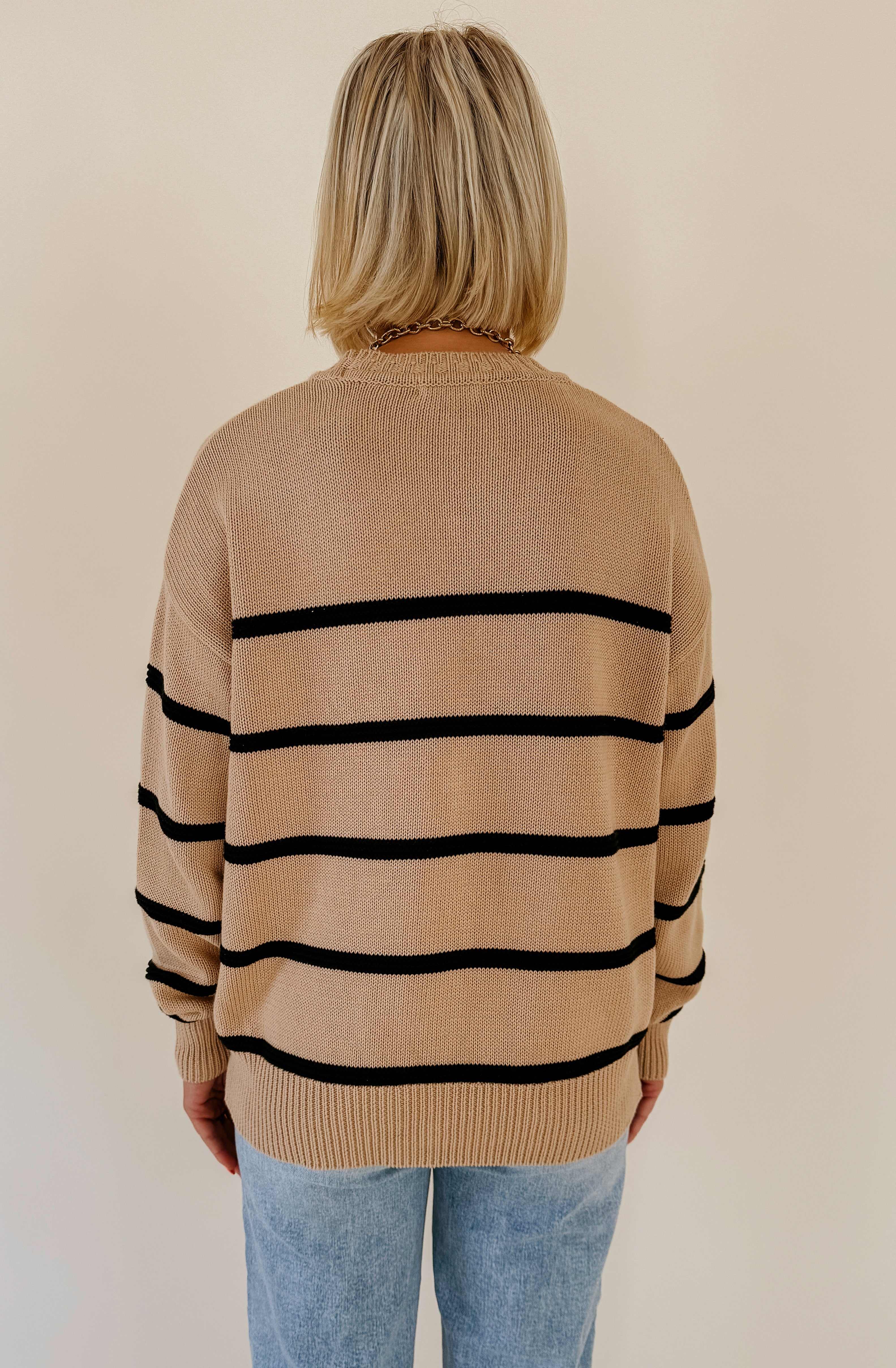 Z SUPPLY BOYFRIEND STRIPED SWEATER