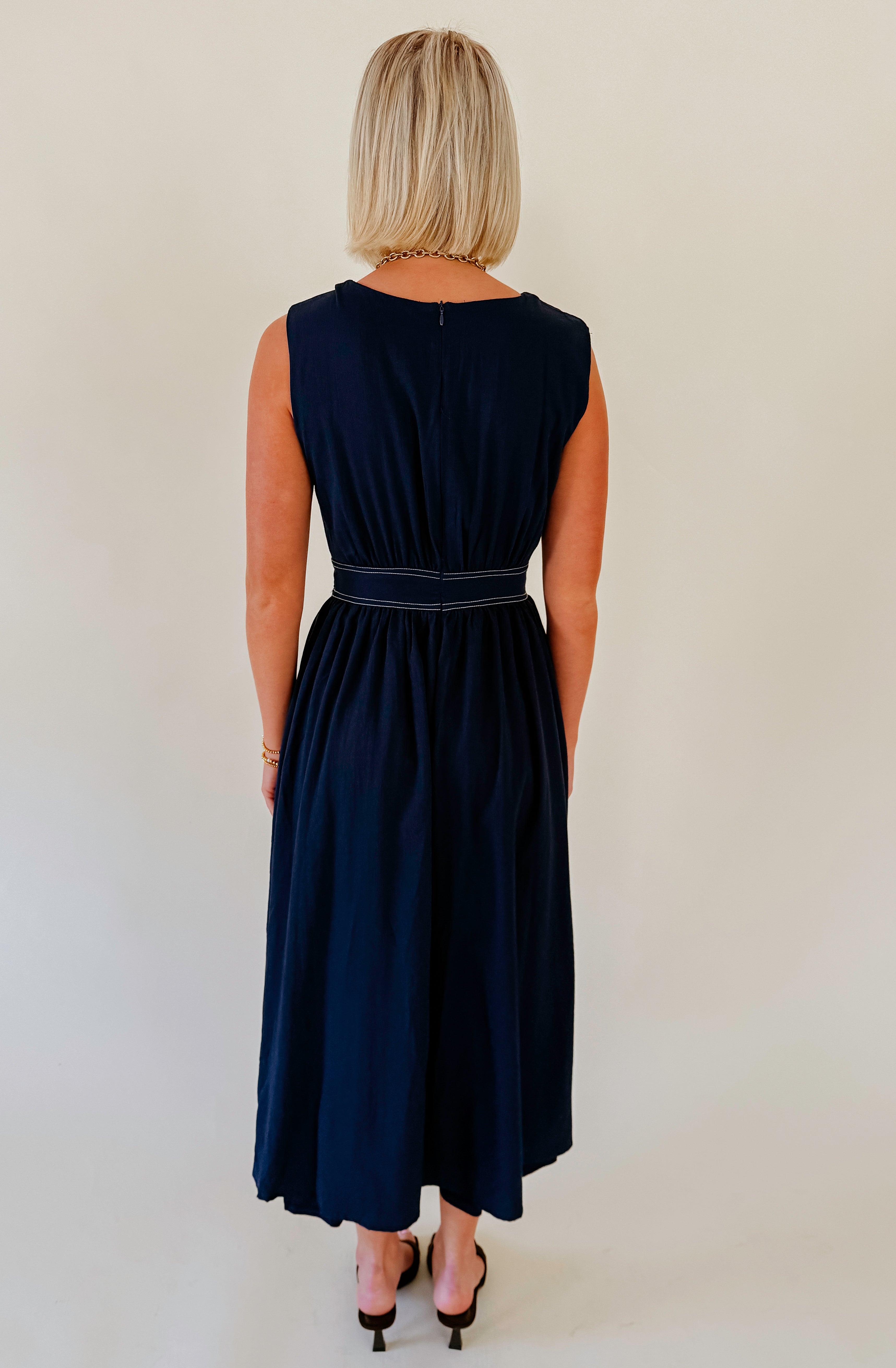 PERFECT STITCH MIDI DRESS