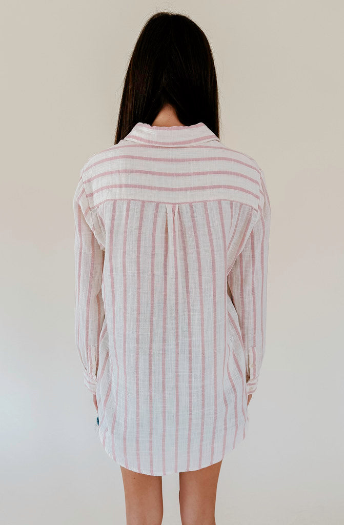 Z SUPPLY SATURDAY STRIPE BUTTON UP