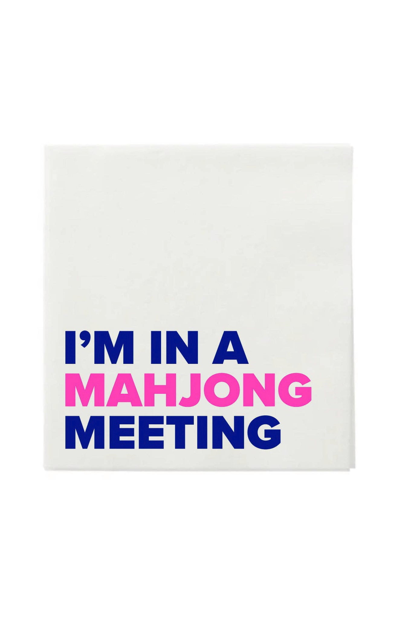 MAHJONG COCKTAIL NAPKINS