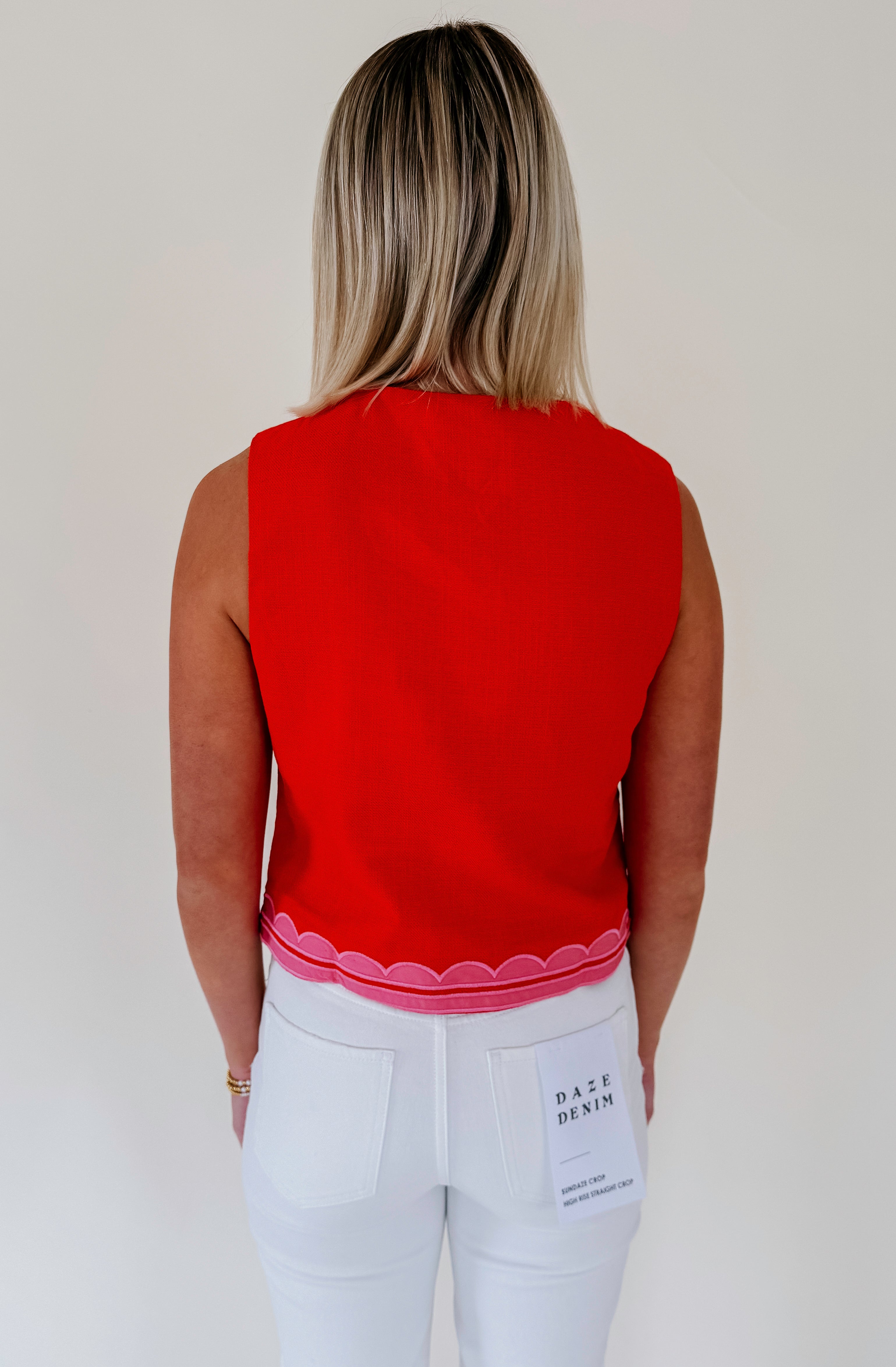 TO MY SURPRISE COLOR BLOCKED TOP