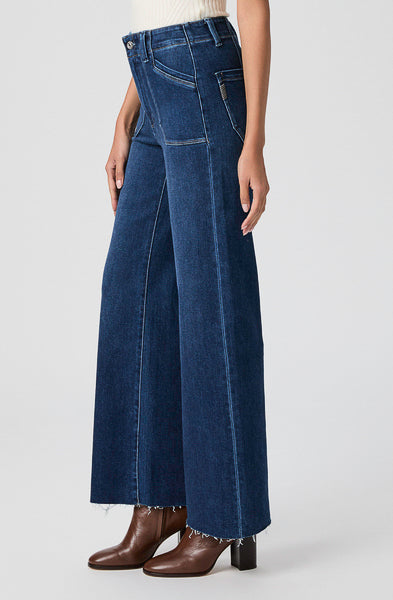 PAIGE ANESSA 31" UTILITY POCKET DENIM