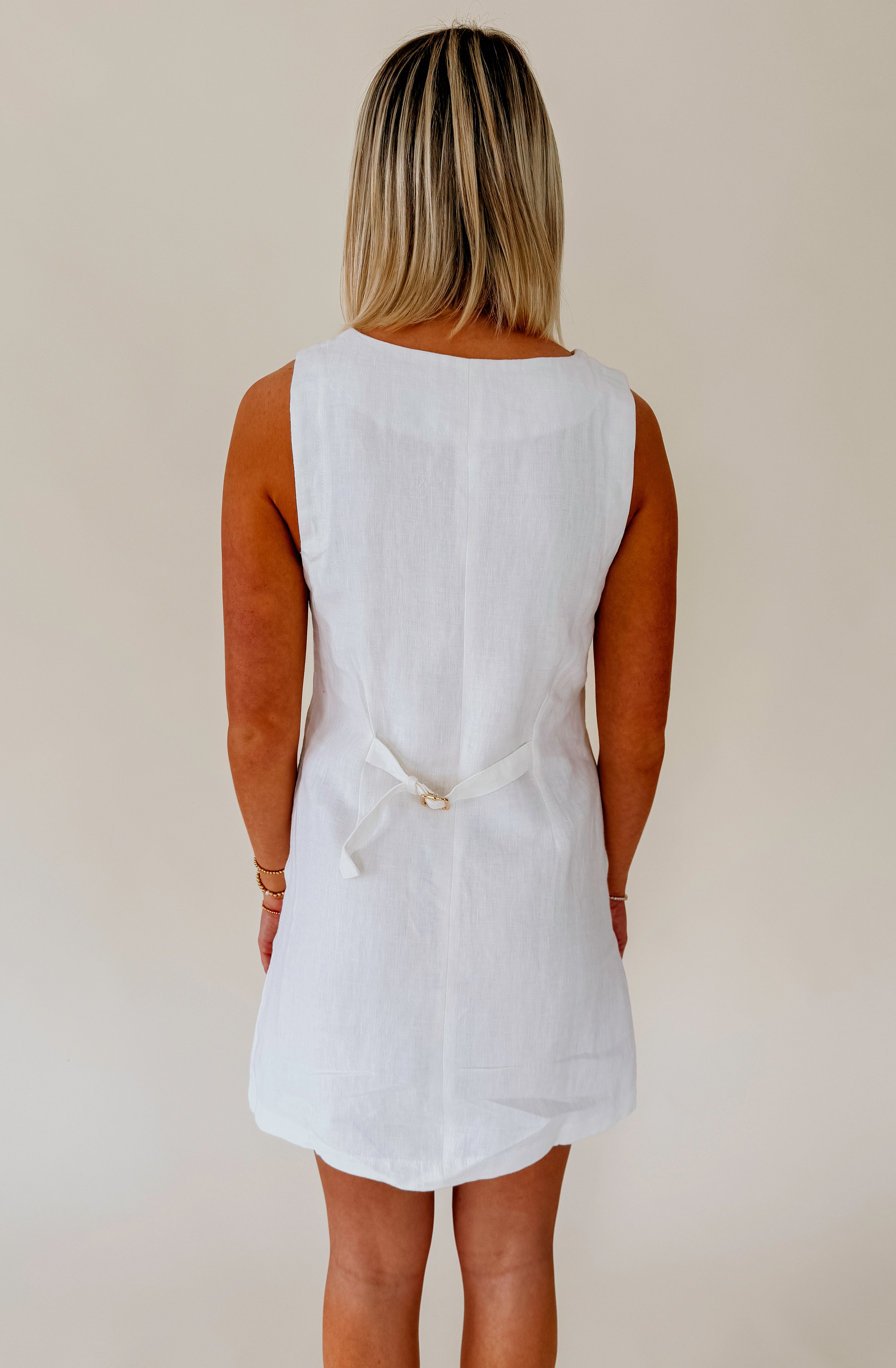 ON THE GO BUTTONED DRESS