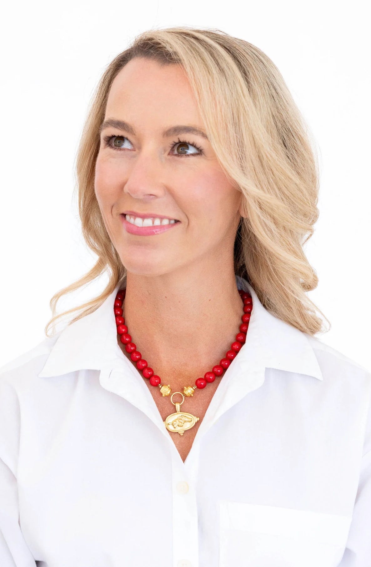 SUSAN SHAW WILD BOAR INTAGILO NECKLACE